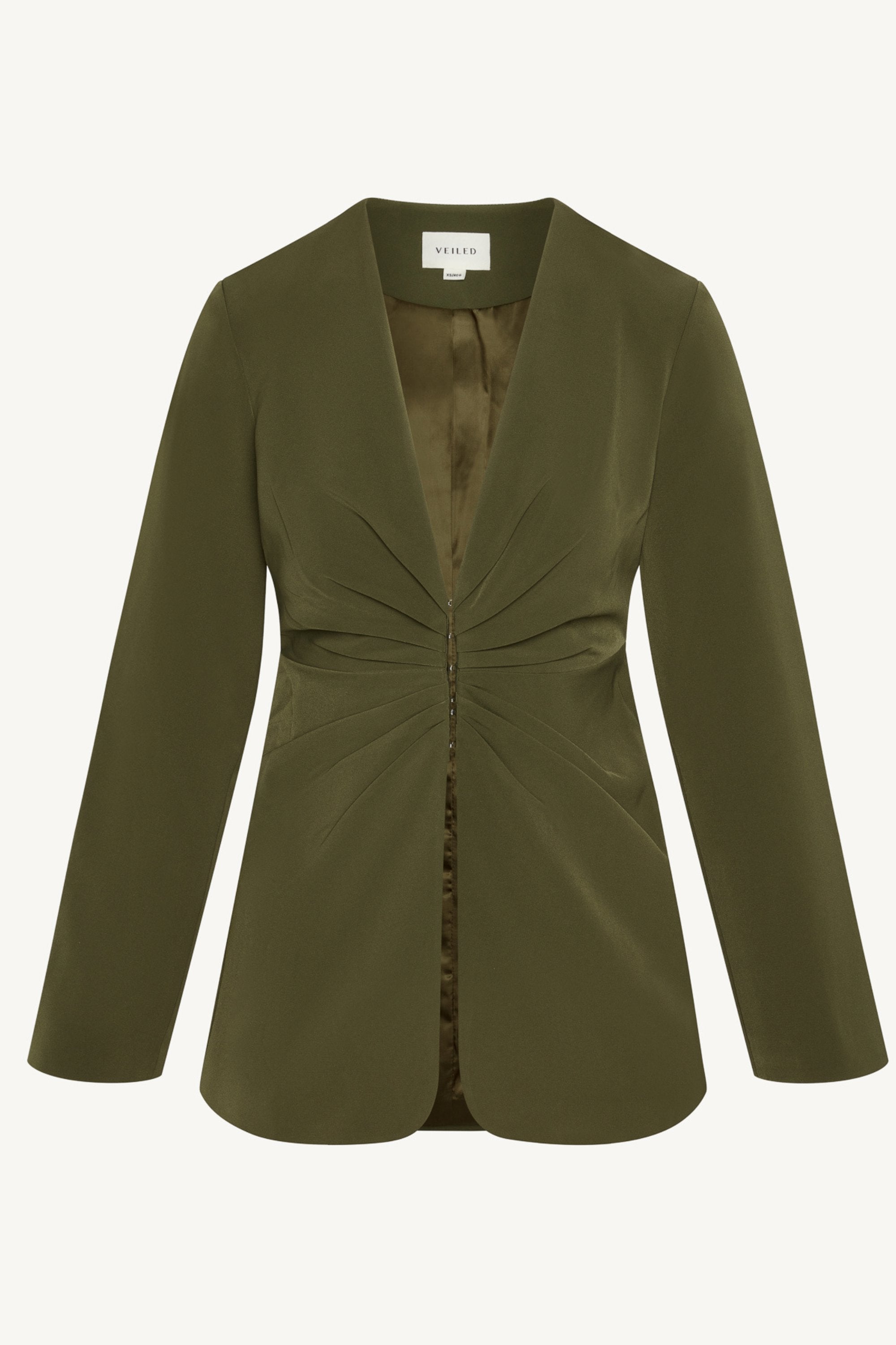 Cinch Blazer - Olive Abayas Veiled