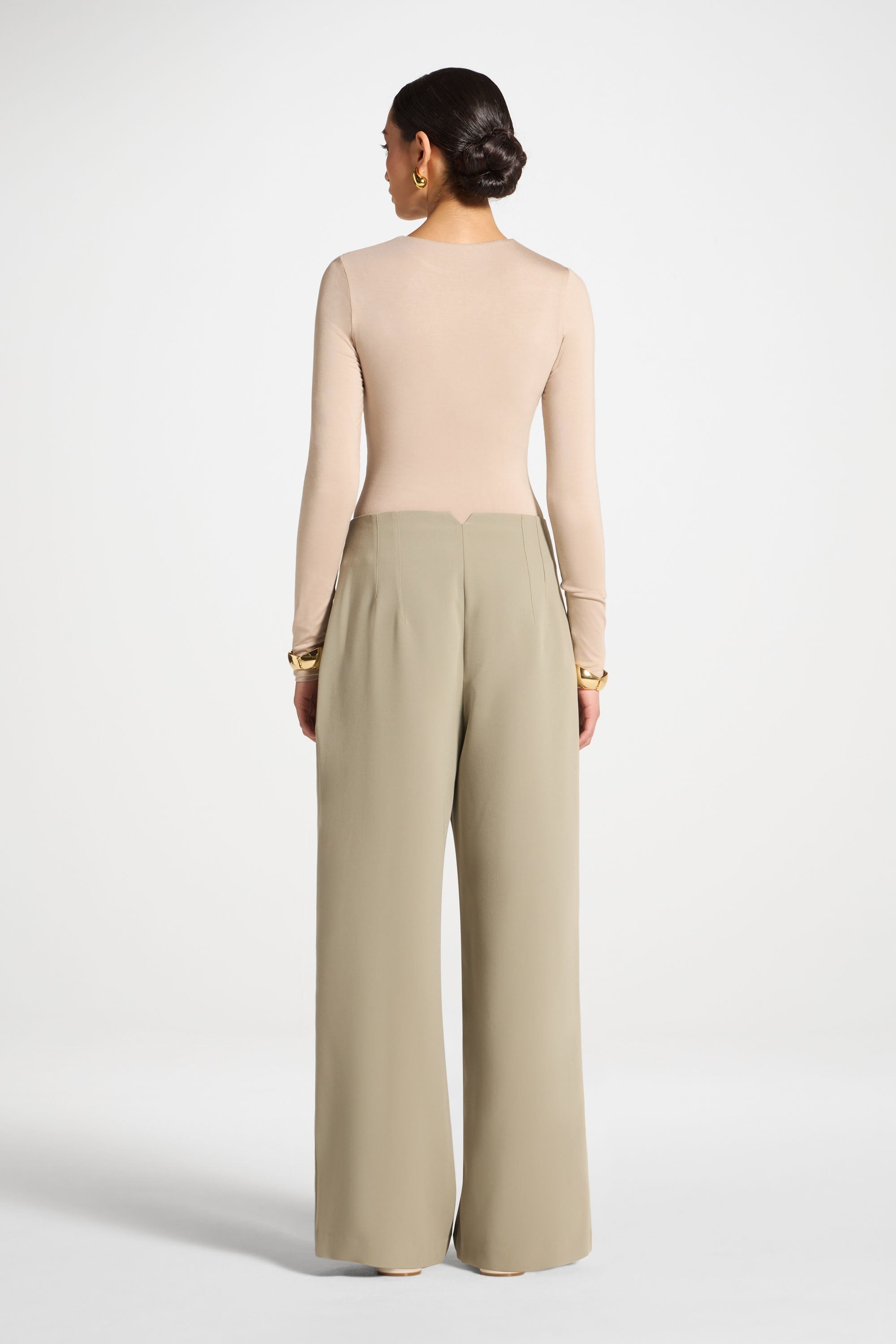 Classic Wide Leg Pants - Sage Abayas Veiled