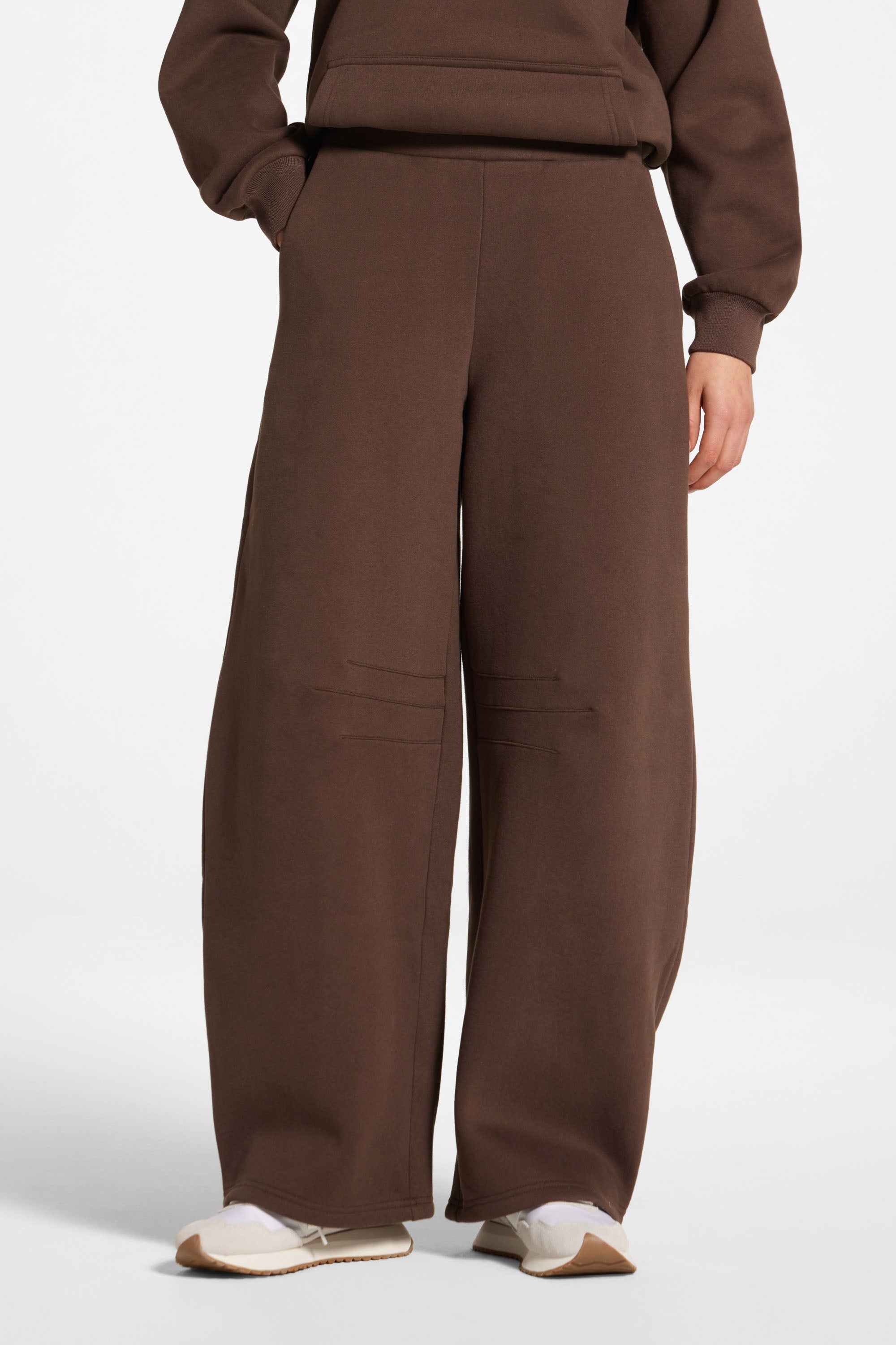 Cotton Barrel Leg Pants - Chocolate Abayas Veiled