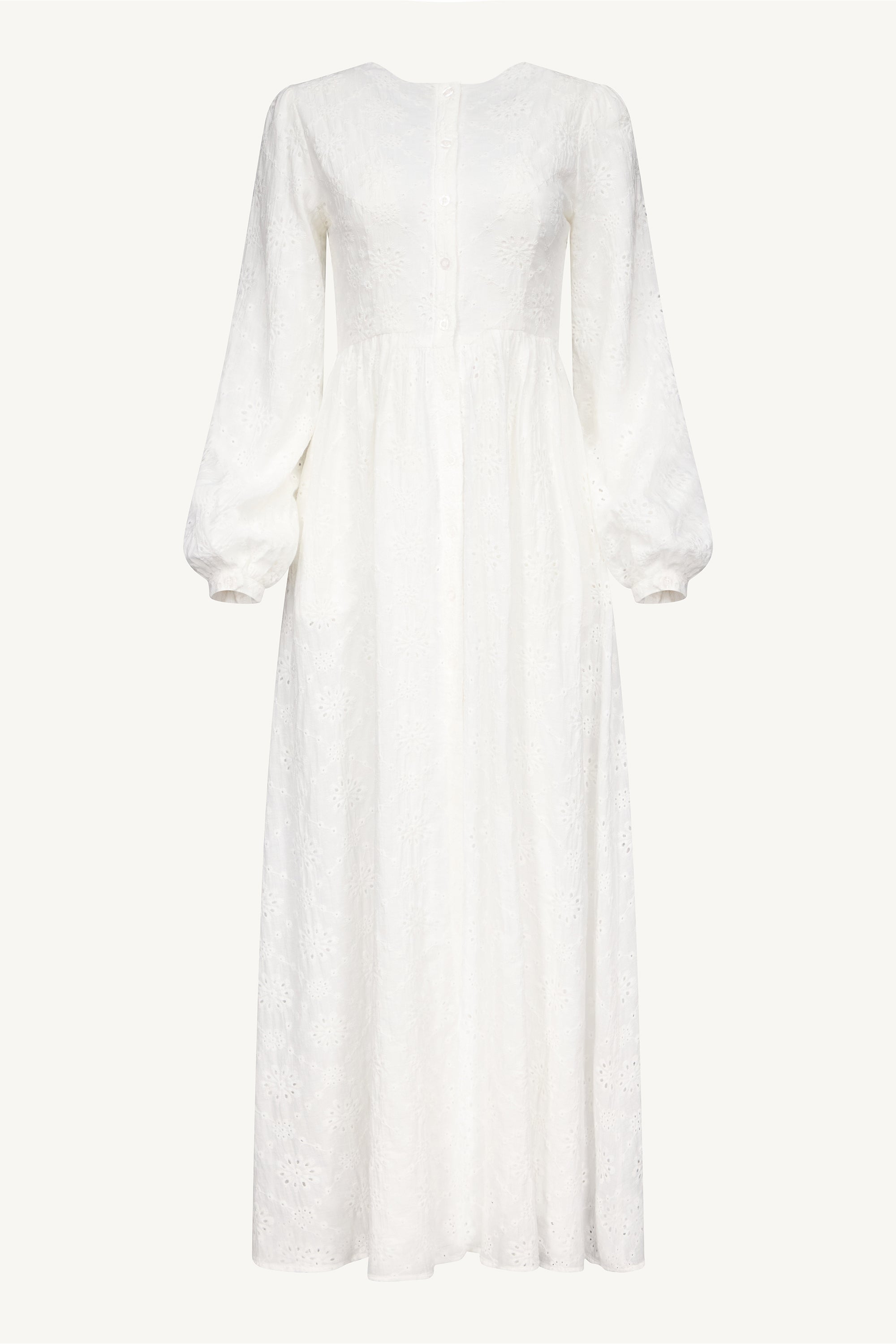 Cotton Eyelet Maxi Dress Dresses Veiled