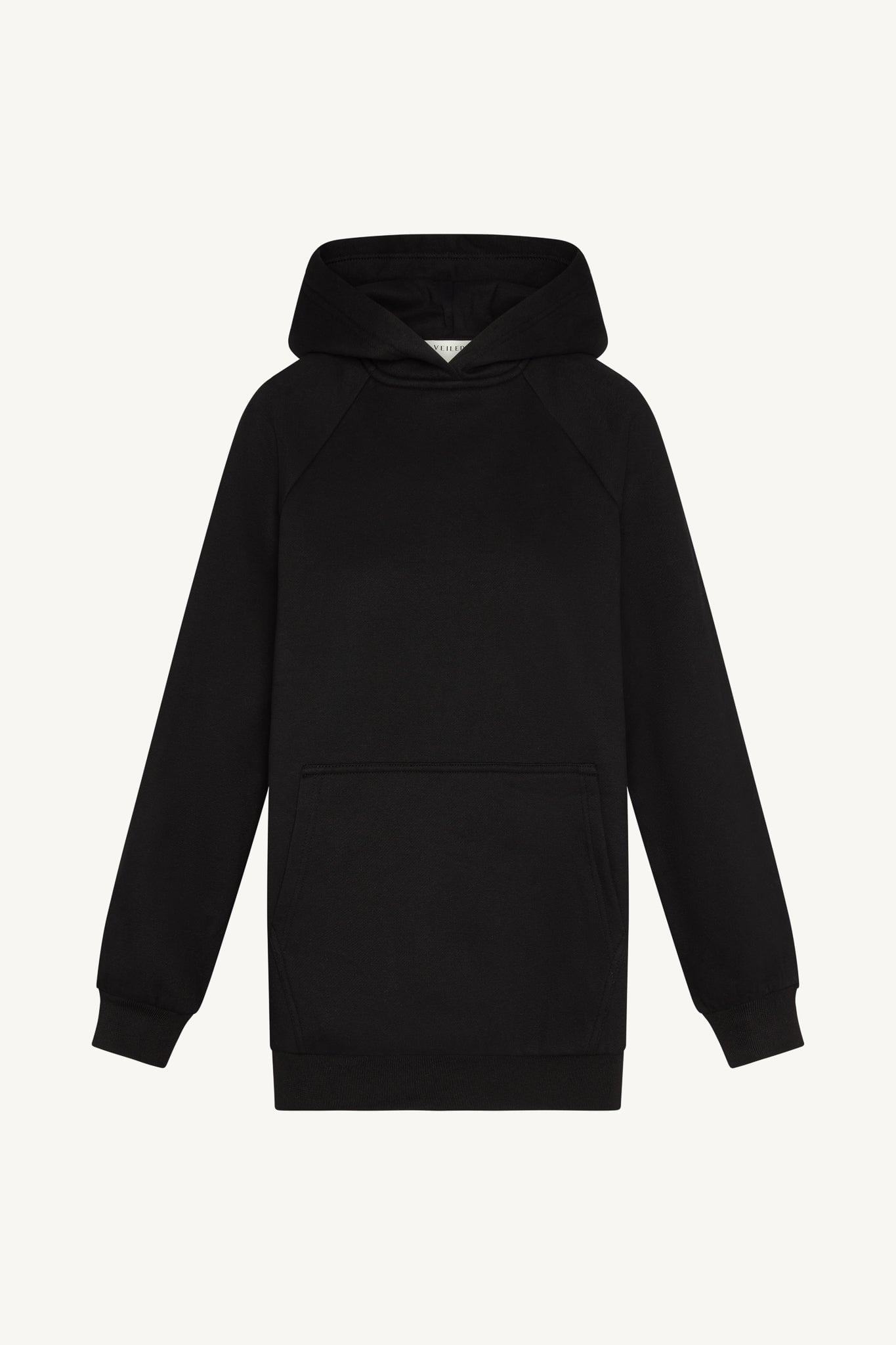 Cotton Hoodie - Black Abayas Veiled
