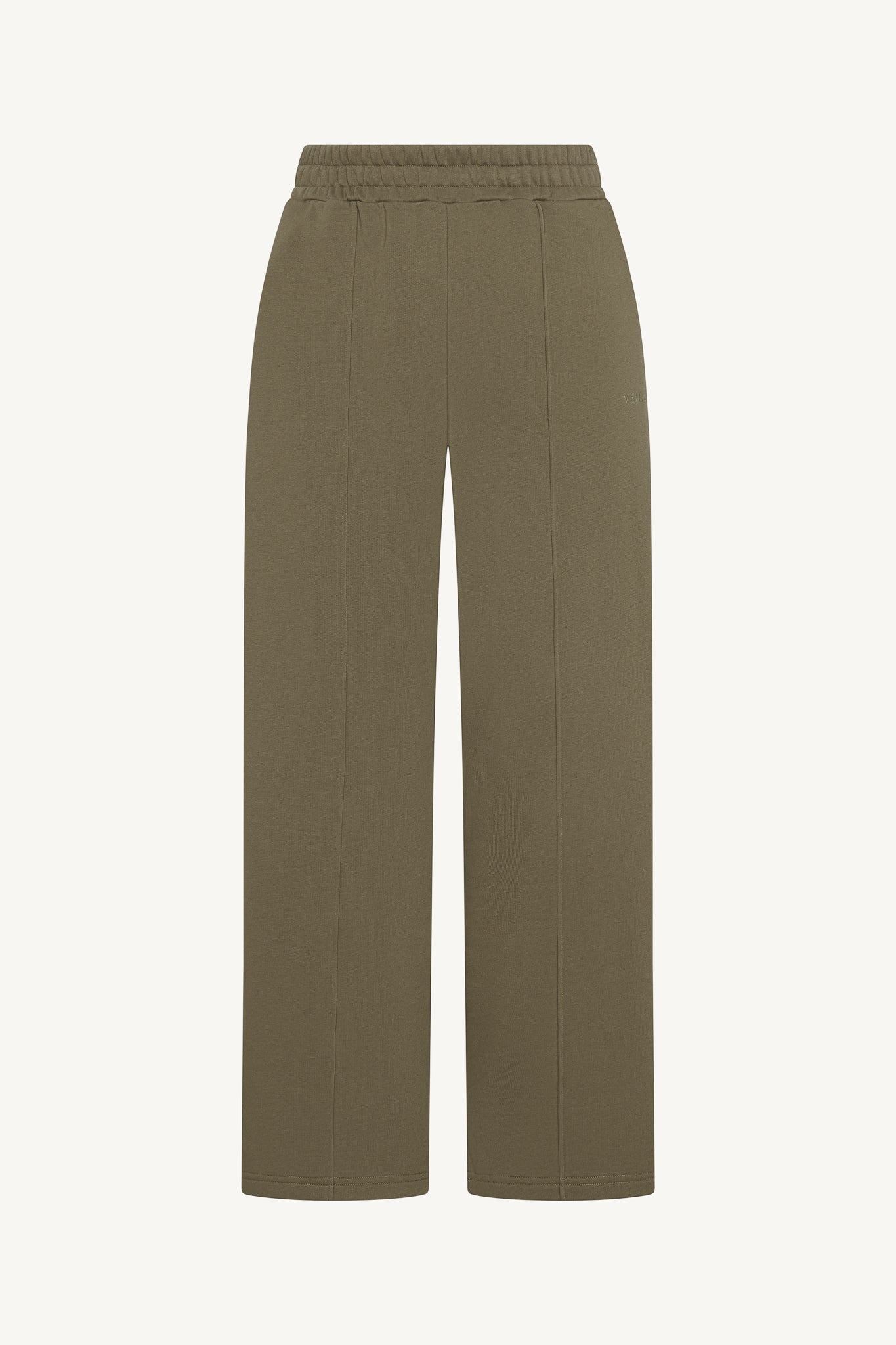 Cotton Pintuck Wide Leg Sweatpants - Midnight Moss Abayas Veiled