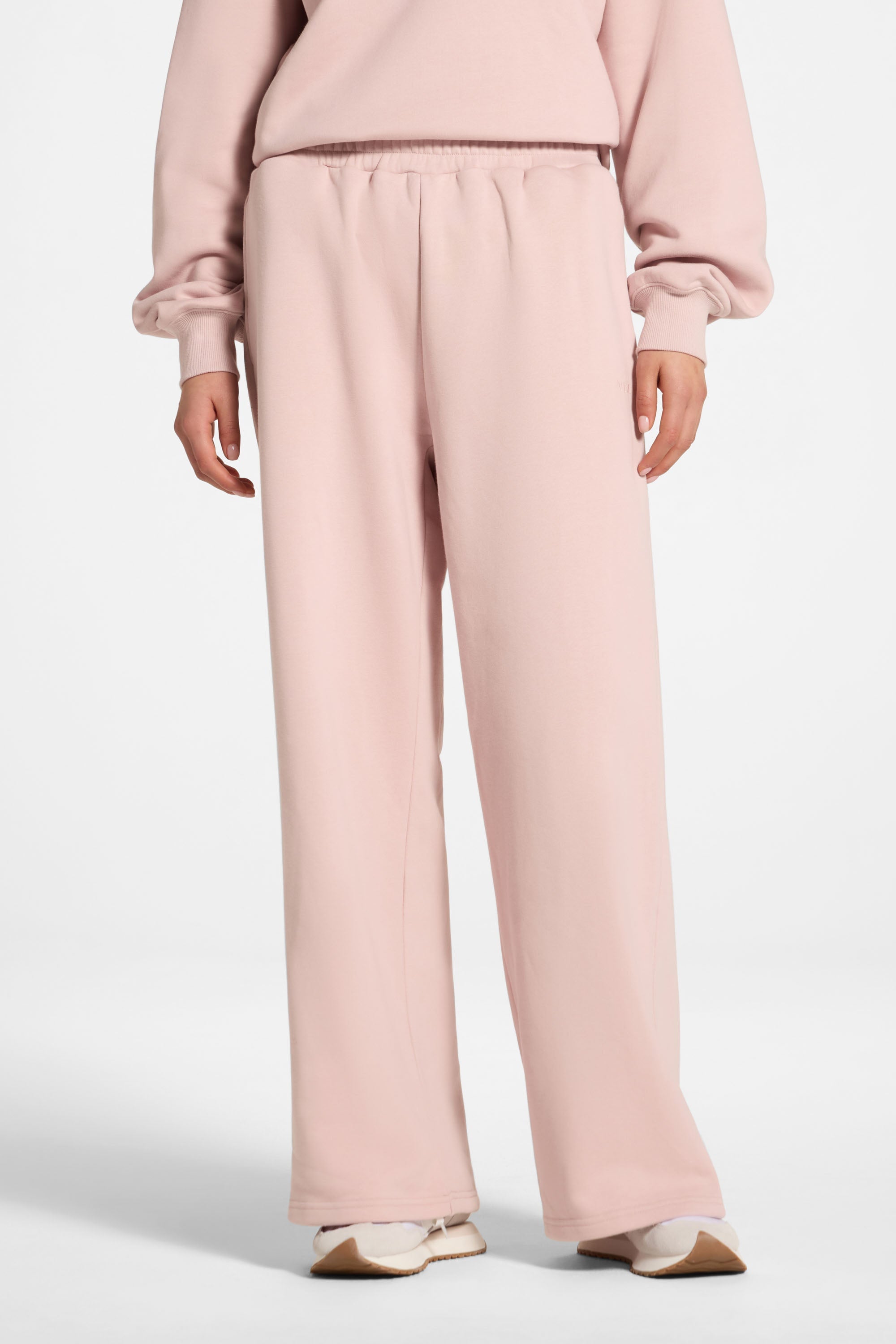 Cotton Wide Leg Sweatpants - Midnight Mauve Abayas Veiled