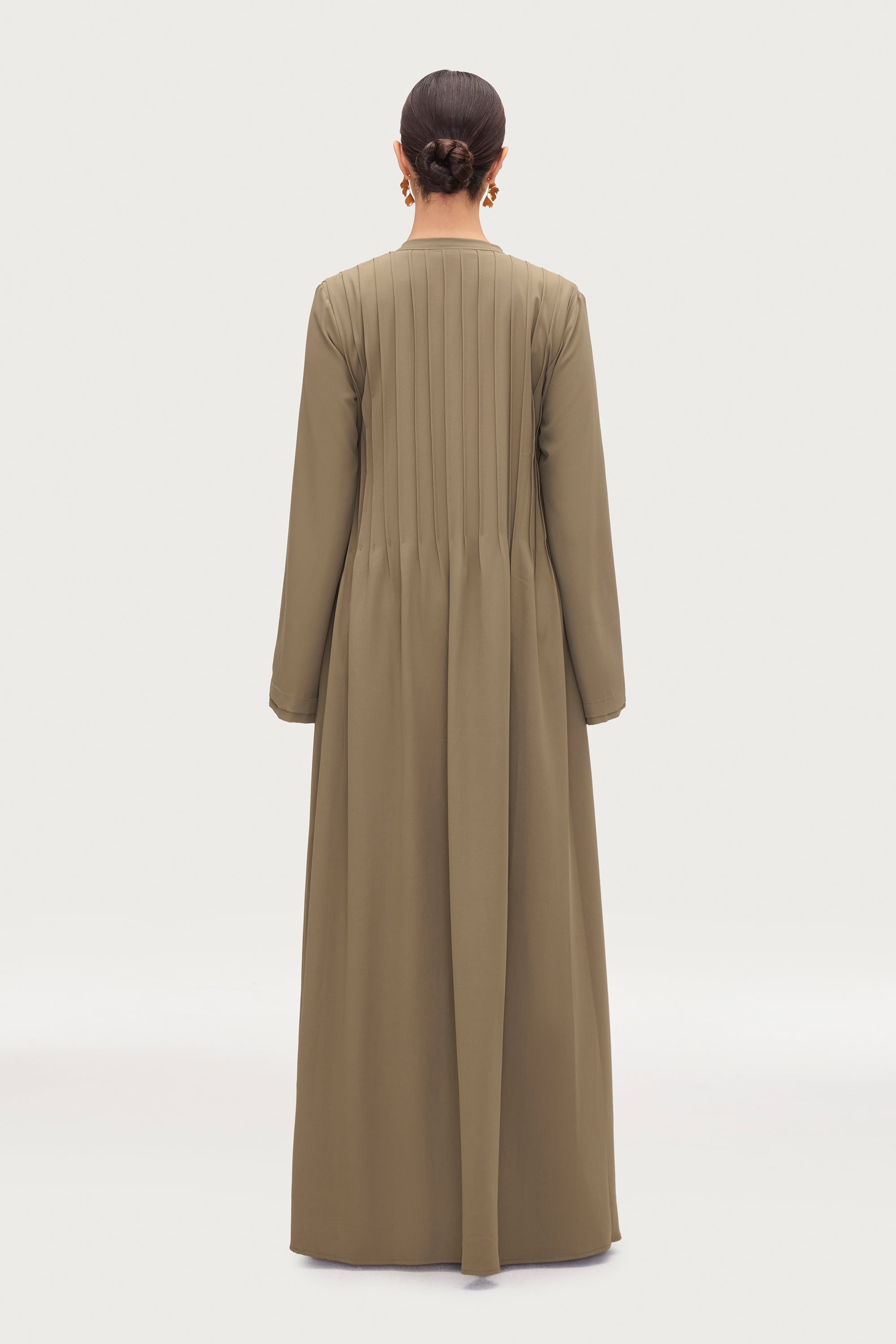 Dania Crossover Tie Open Abaya -Za'atar Abayas Veiled
