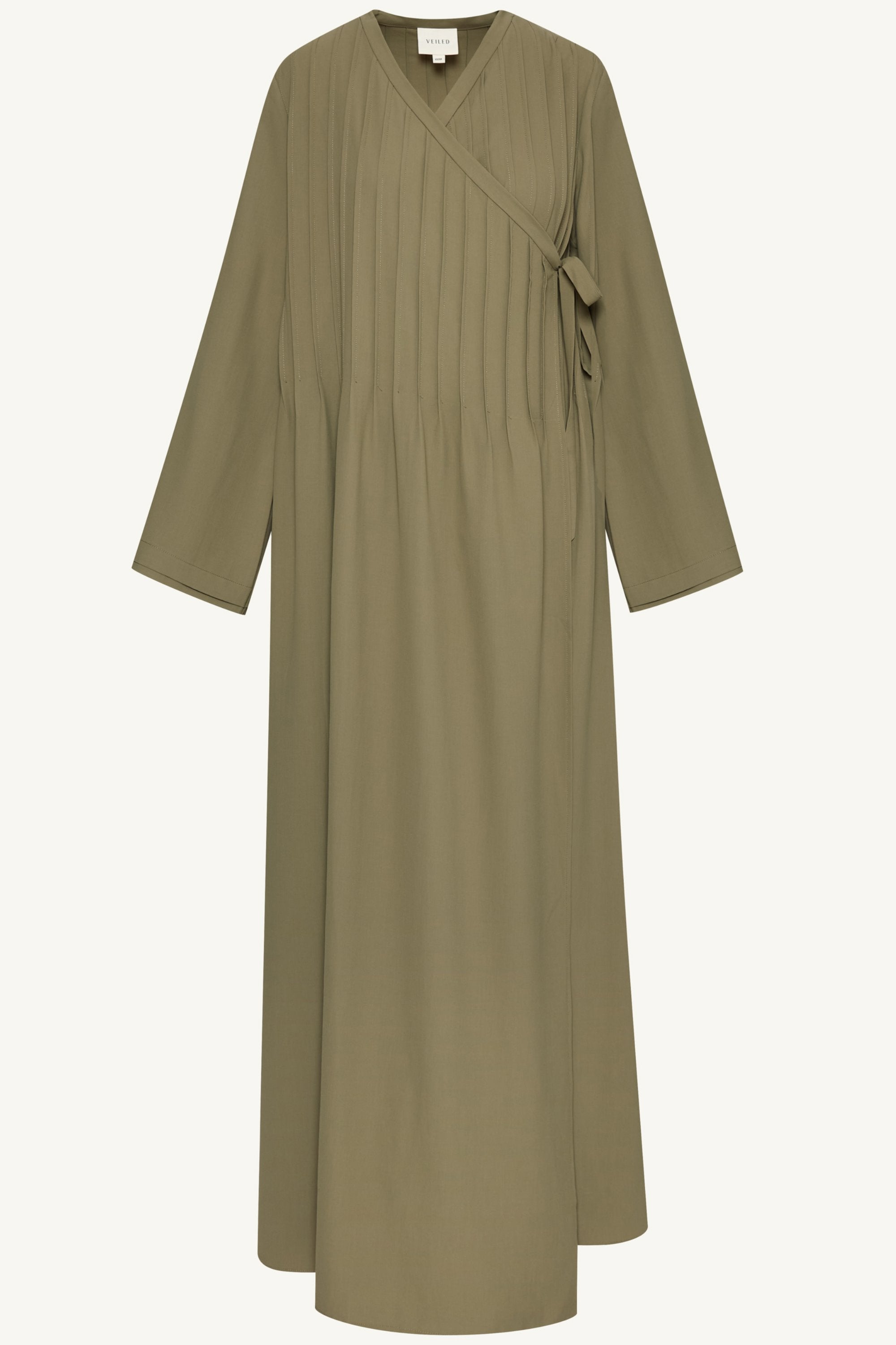 Dania Crossover Tie Open Abaya -Za'atar Abayas Veiled