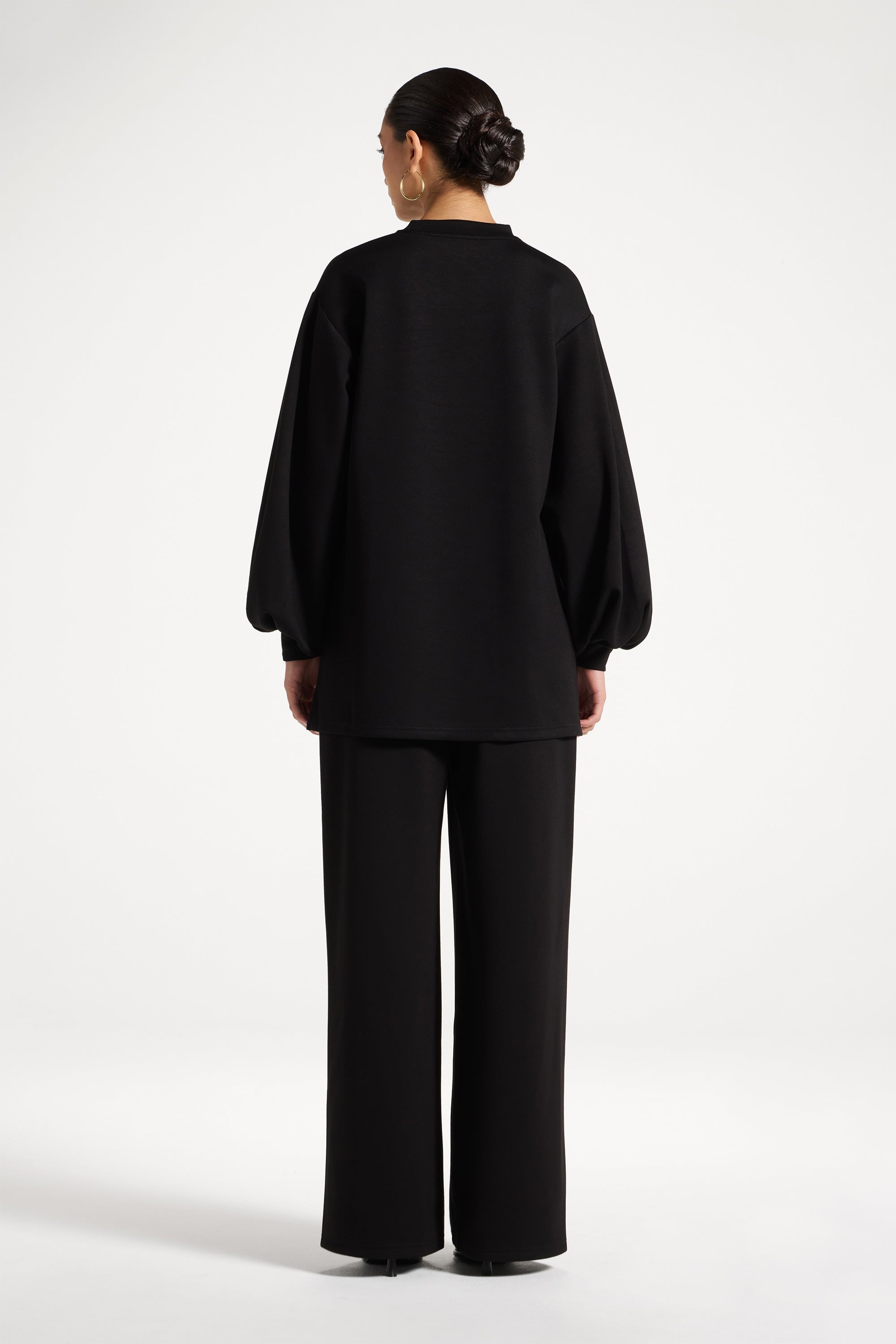Dila Top & Pant Set - Black Abayas Veiled