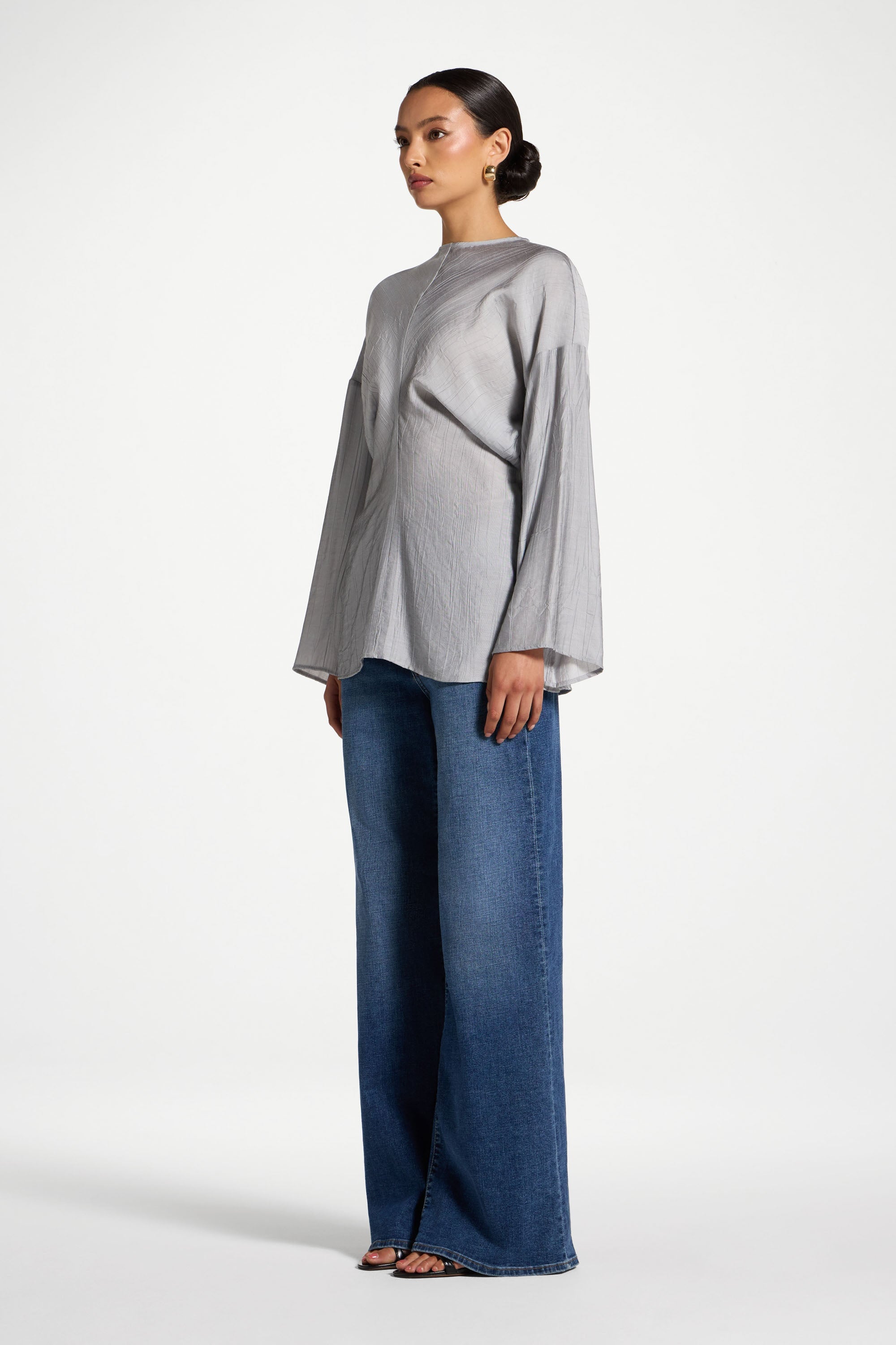Dolman Sleeve Top - Granite Abayas Veiled