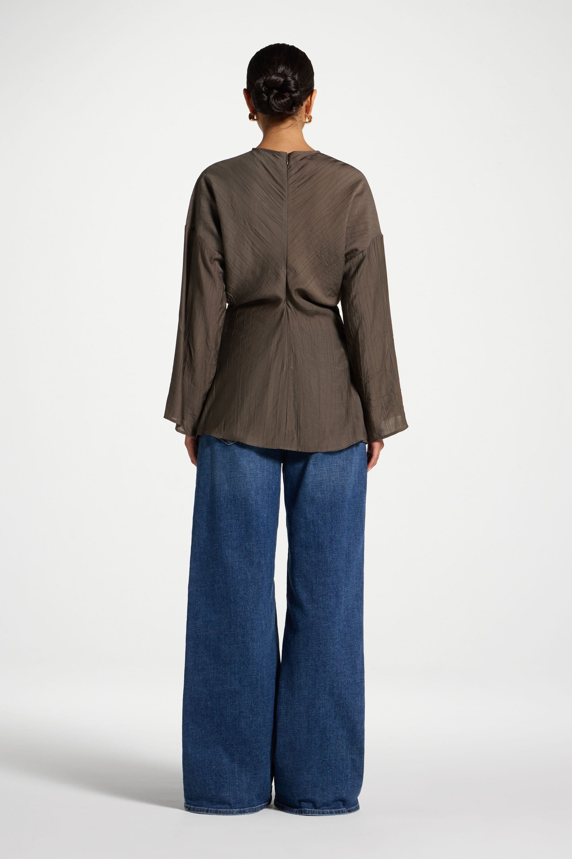 Dolman Sleeve Top - Vetiver Abayas Veiled