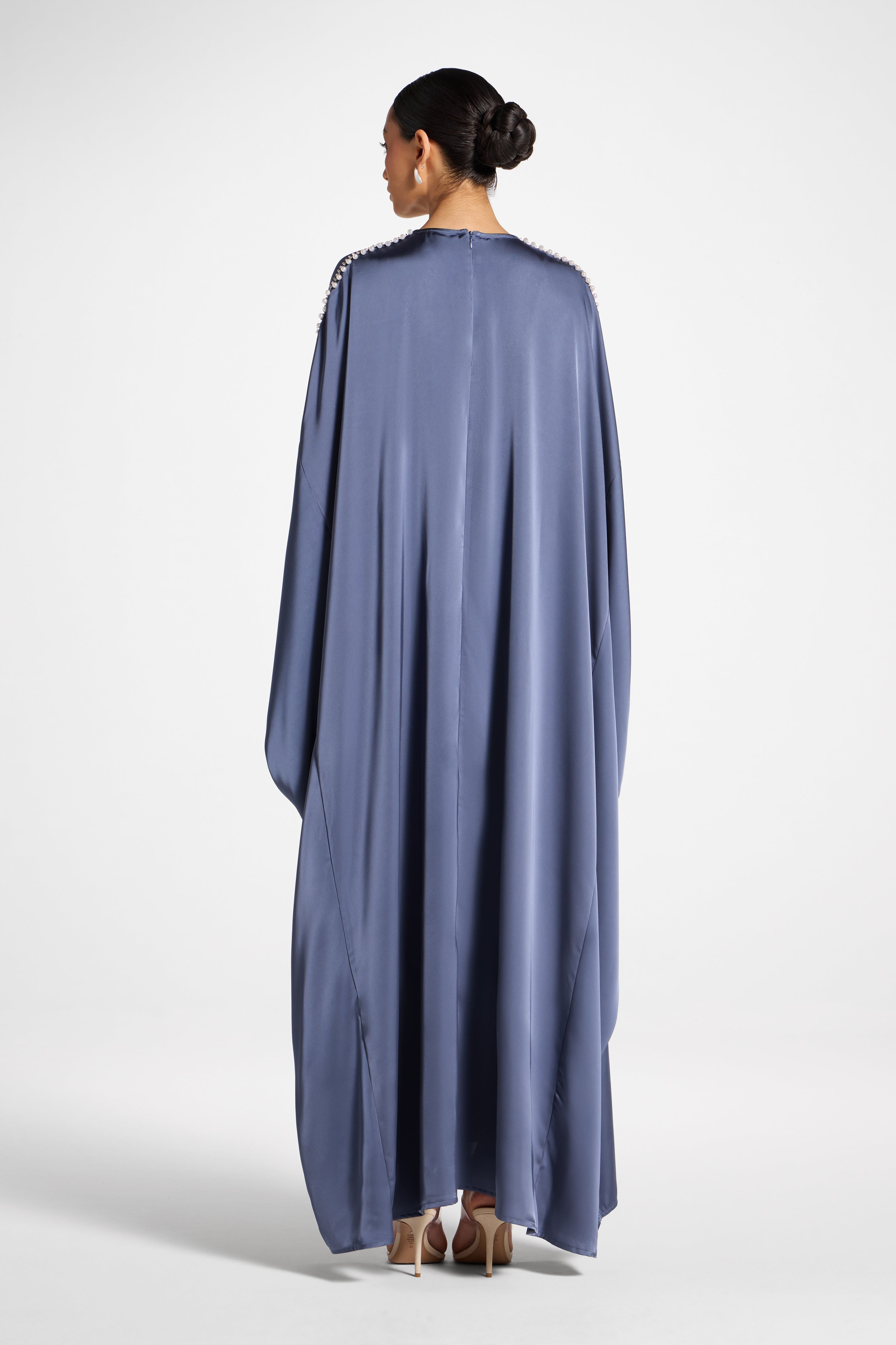 Embellished Butterfly Abaya Dress - Dusk Abayas Veiled