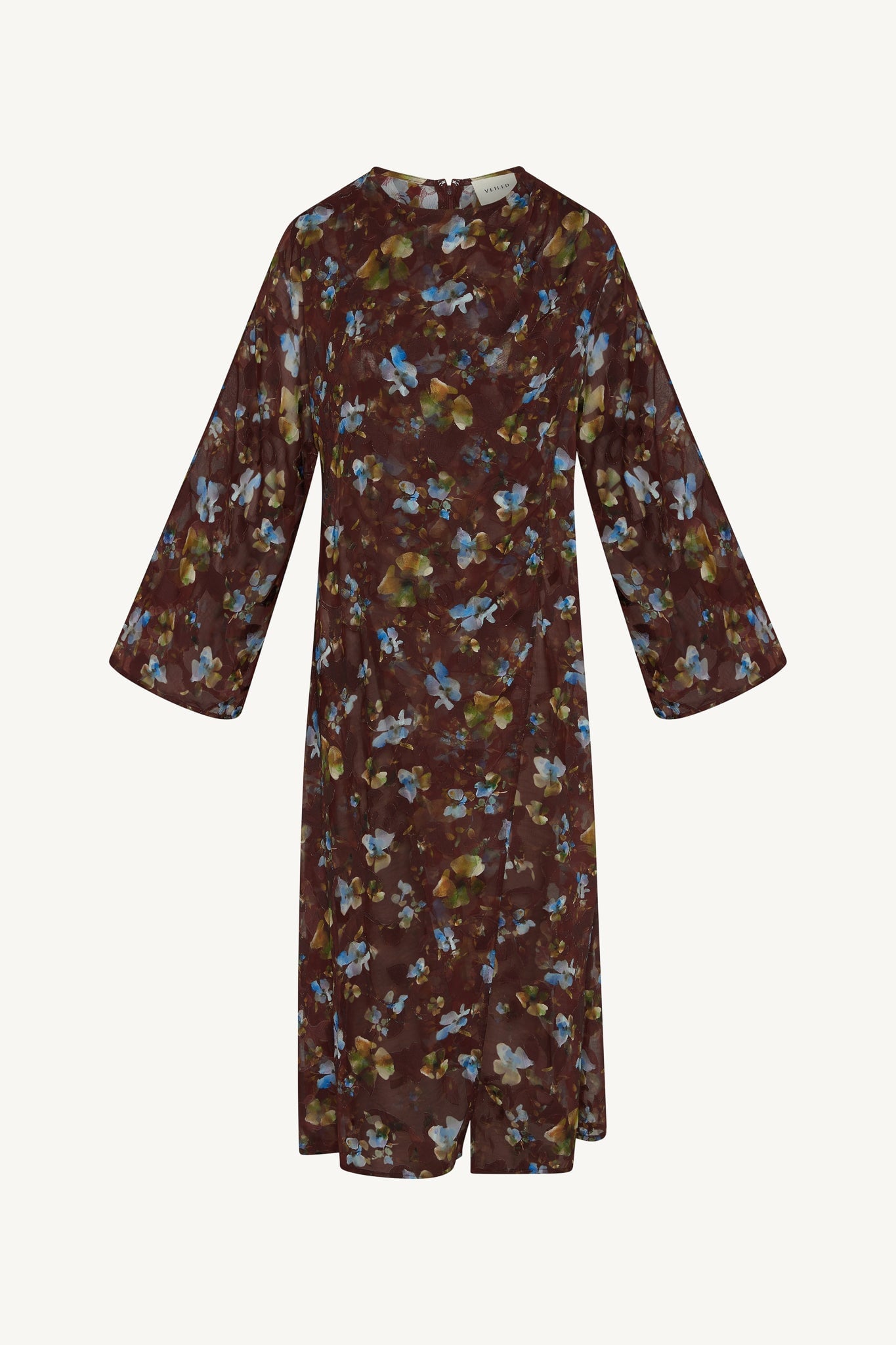 Embroidered Maxi Top - Chocolate Plum Abayas Veiled