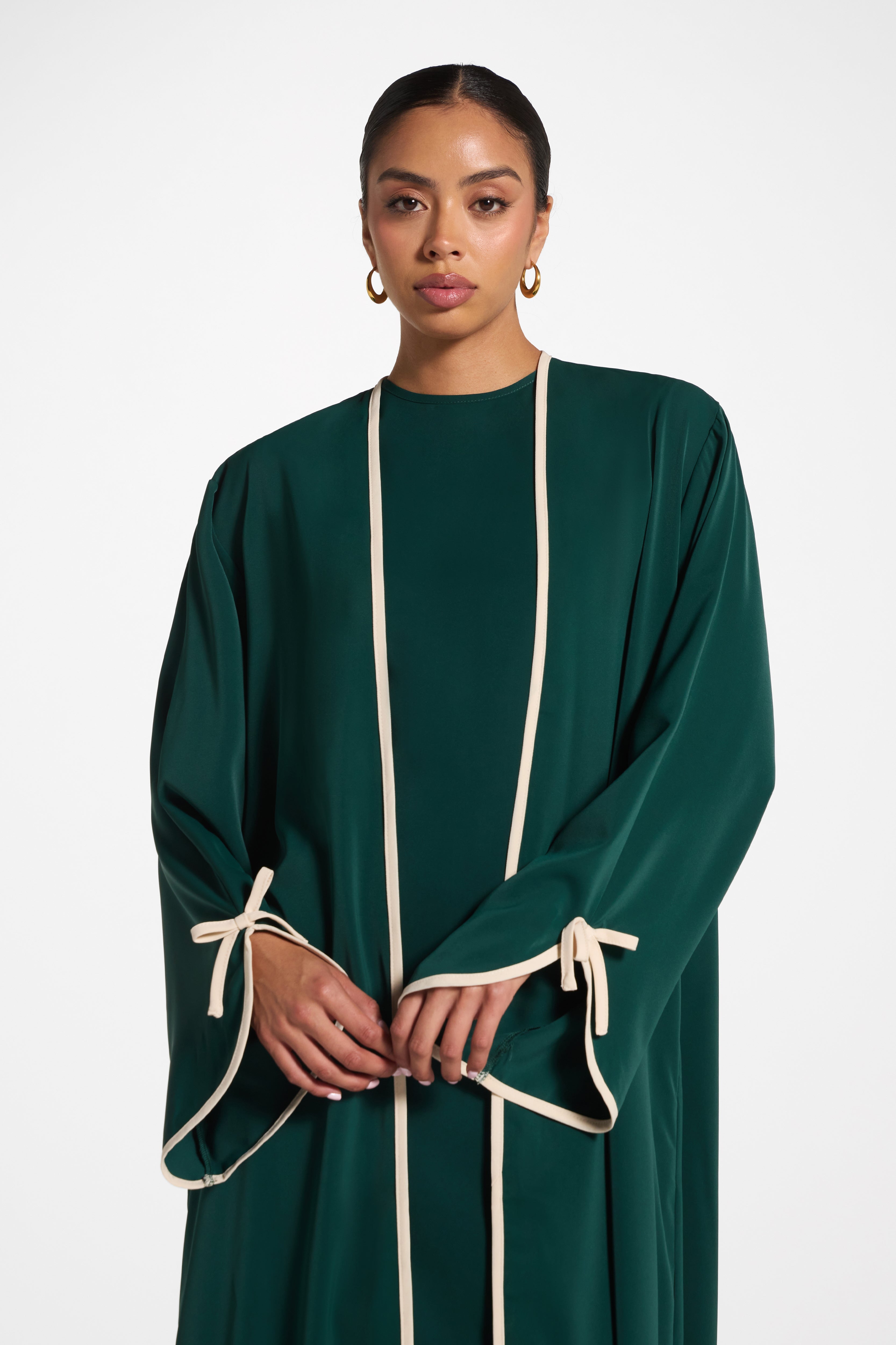 Esra Abaya & Dress Set - Forest Abayas Veiled