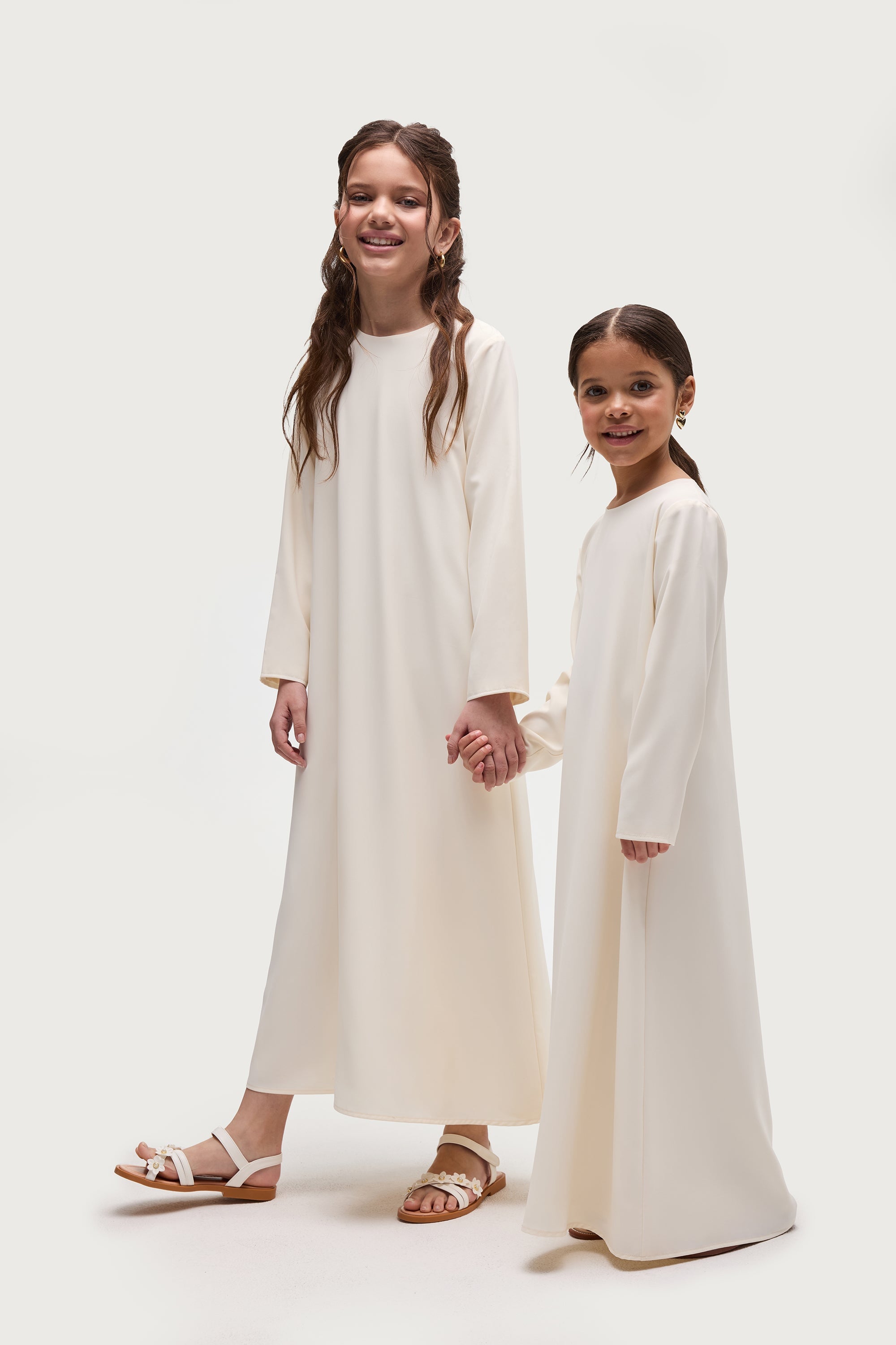 Essential Basic Inner Dress - Moonbeam (Girls) Dresses Veiled