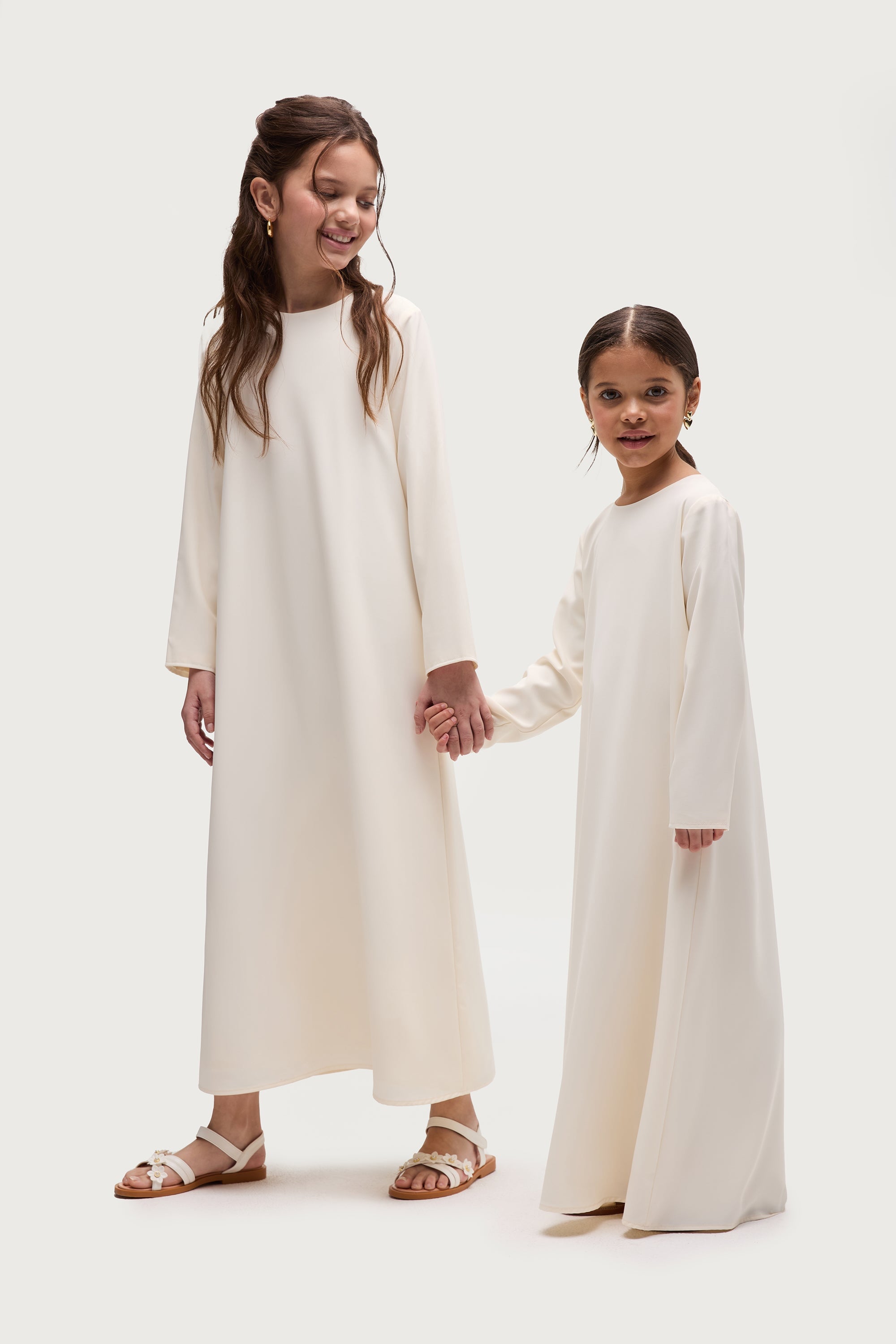 Essential Basic Inner Dress - Moonbeam (Girls) Dresses Veiled