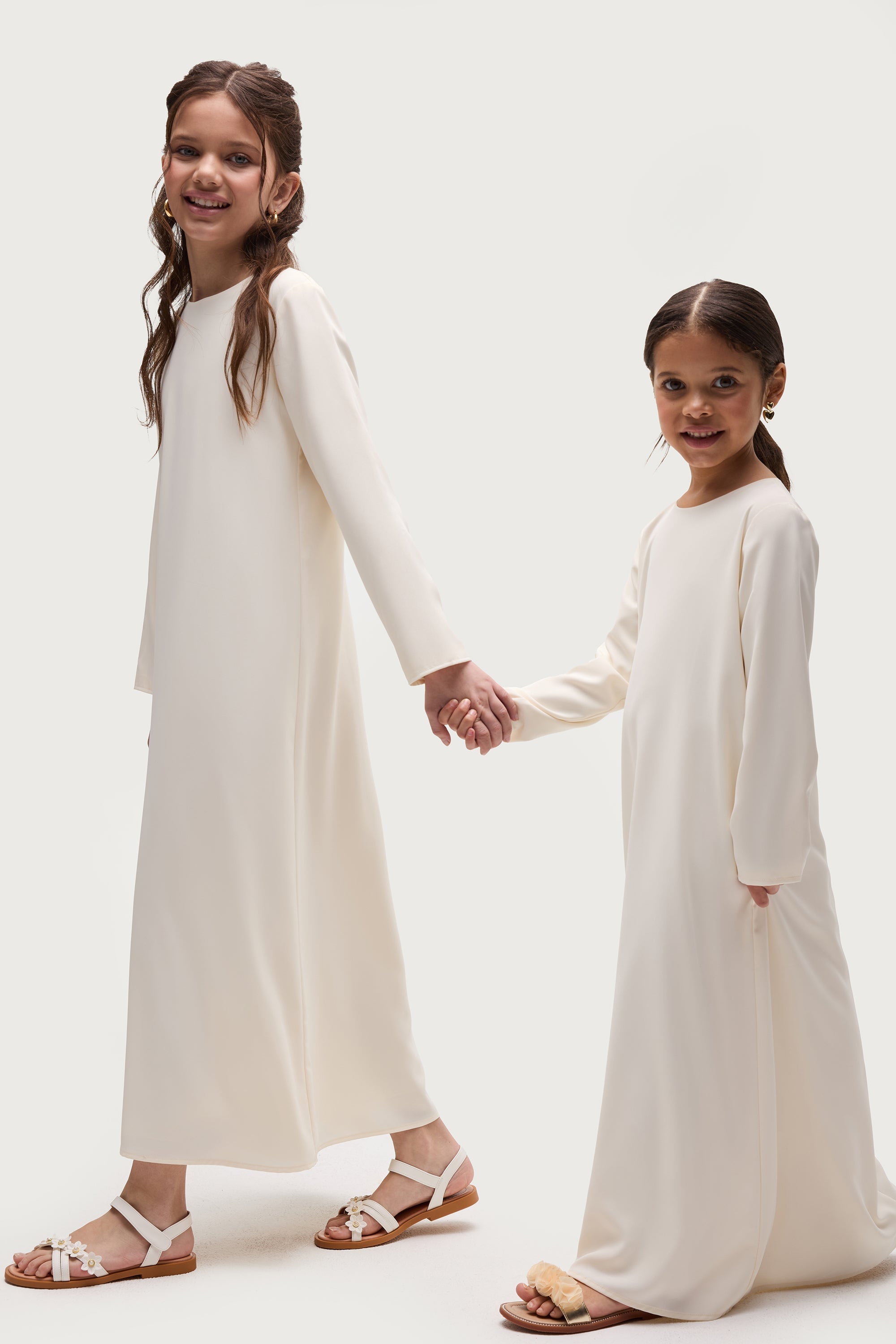 Essential Basic Inner Dress - Moonbeam (Girls) Dresses Veiled