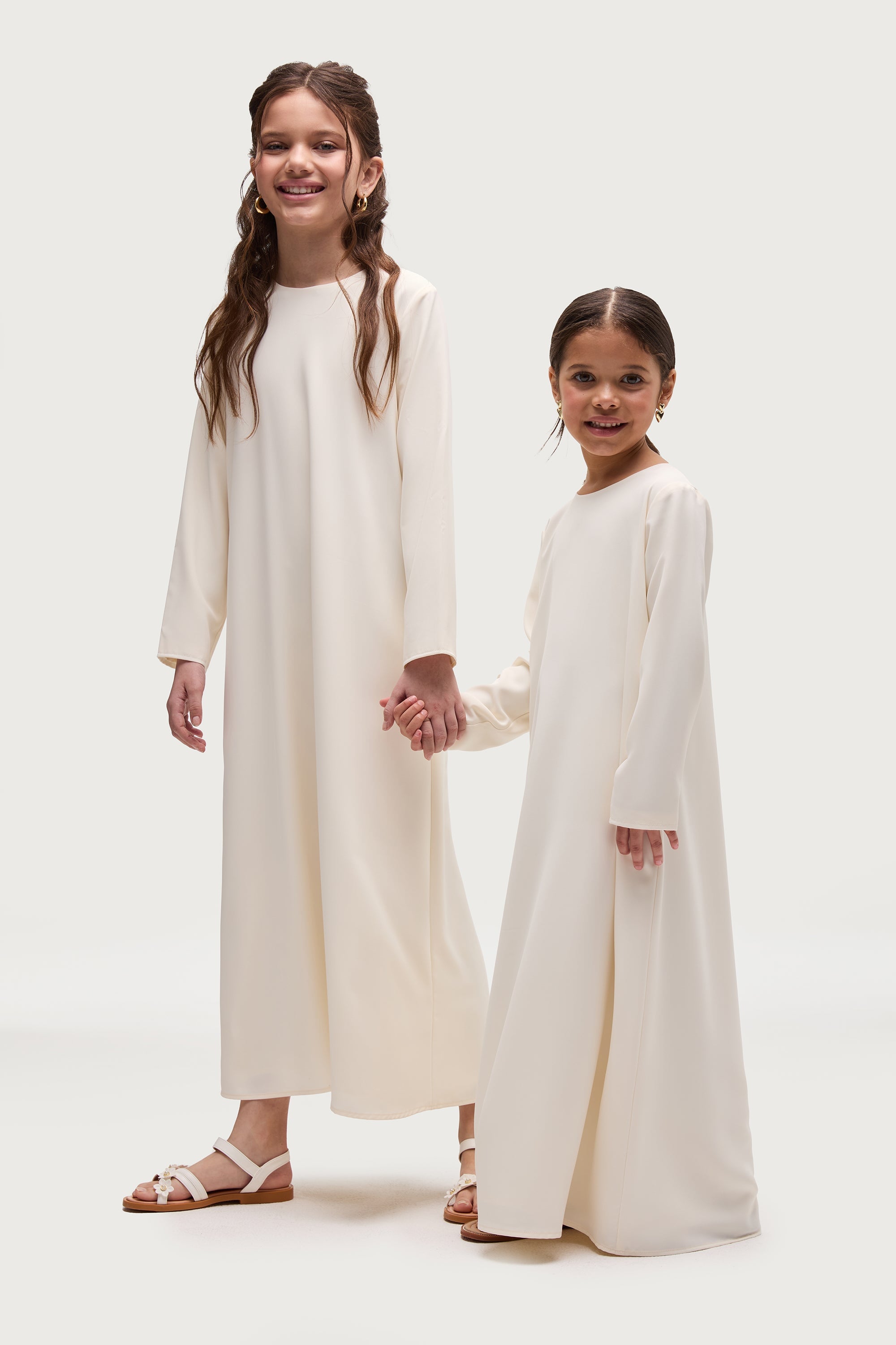 Essential Basic Inner Dress - Moonbeam (Girls) Dresses Veiled