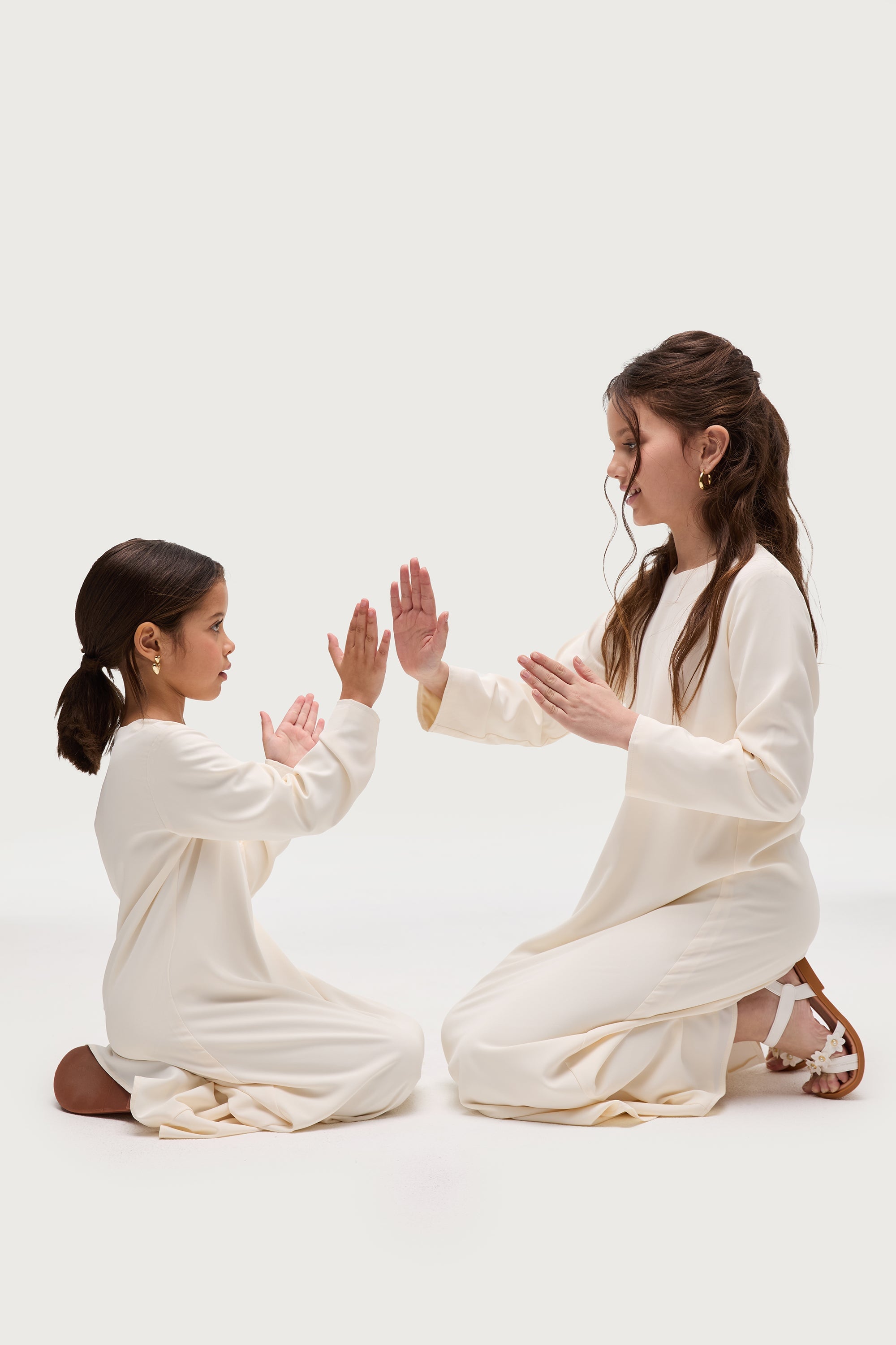 Essential Basic Inner Dress - Moonbeam (Girls) Dresses Veiled