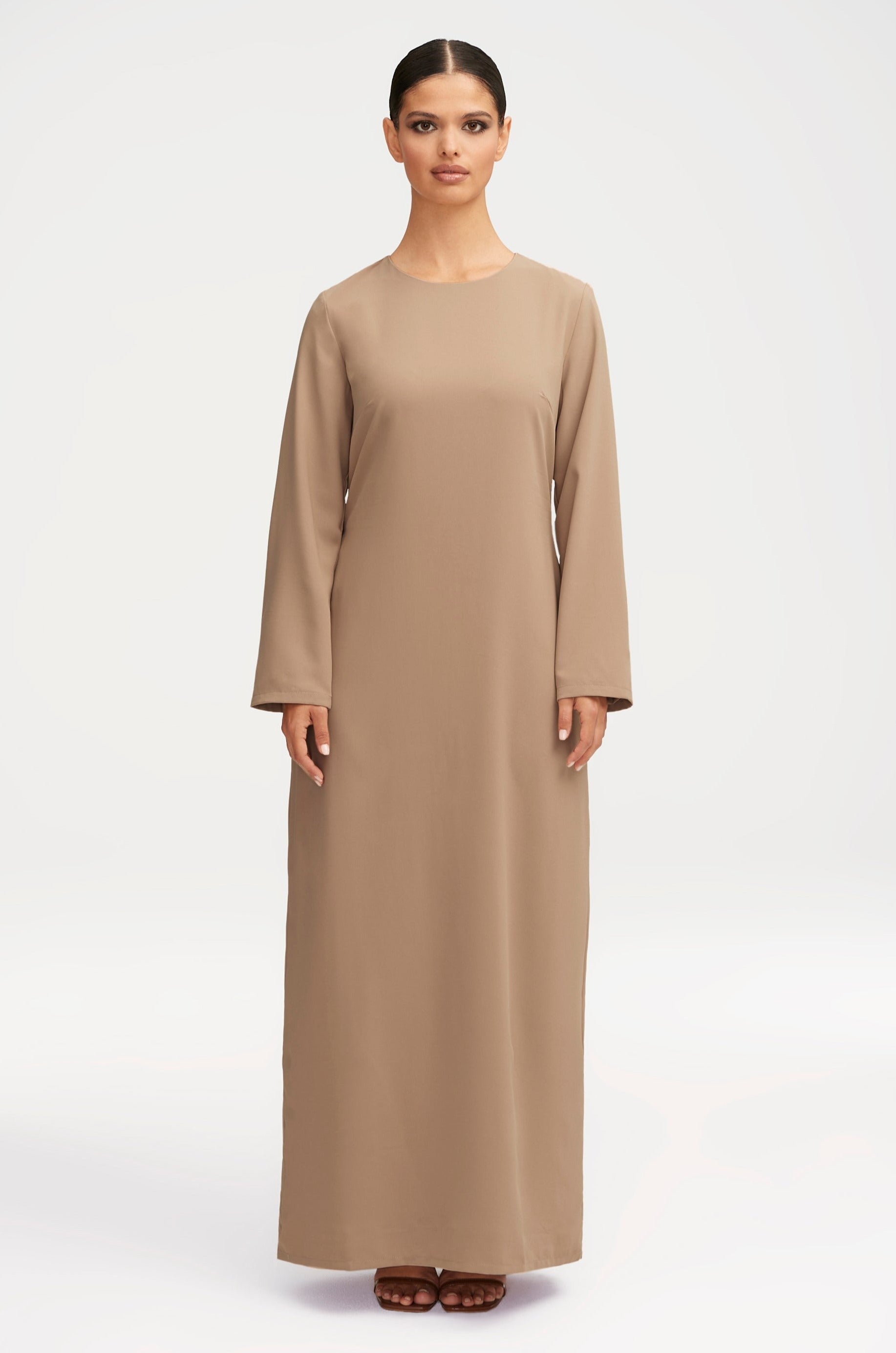 Essential Basic Maxi Dress - Caffe Clothing Veiled 