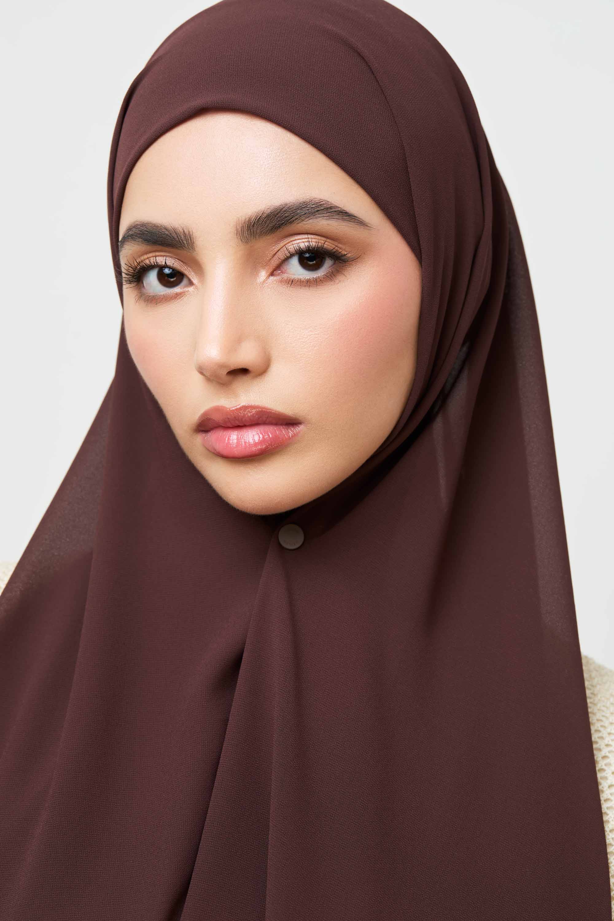 Essential Chiffon Hijab - Espresso Accessories Veiled