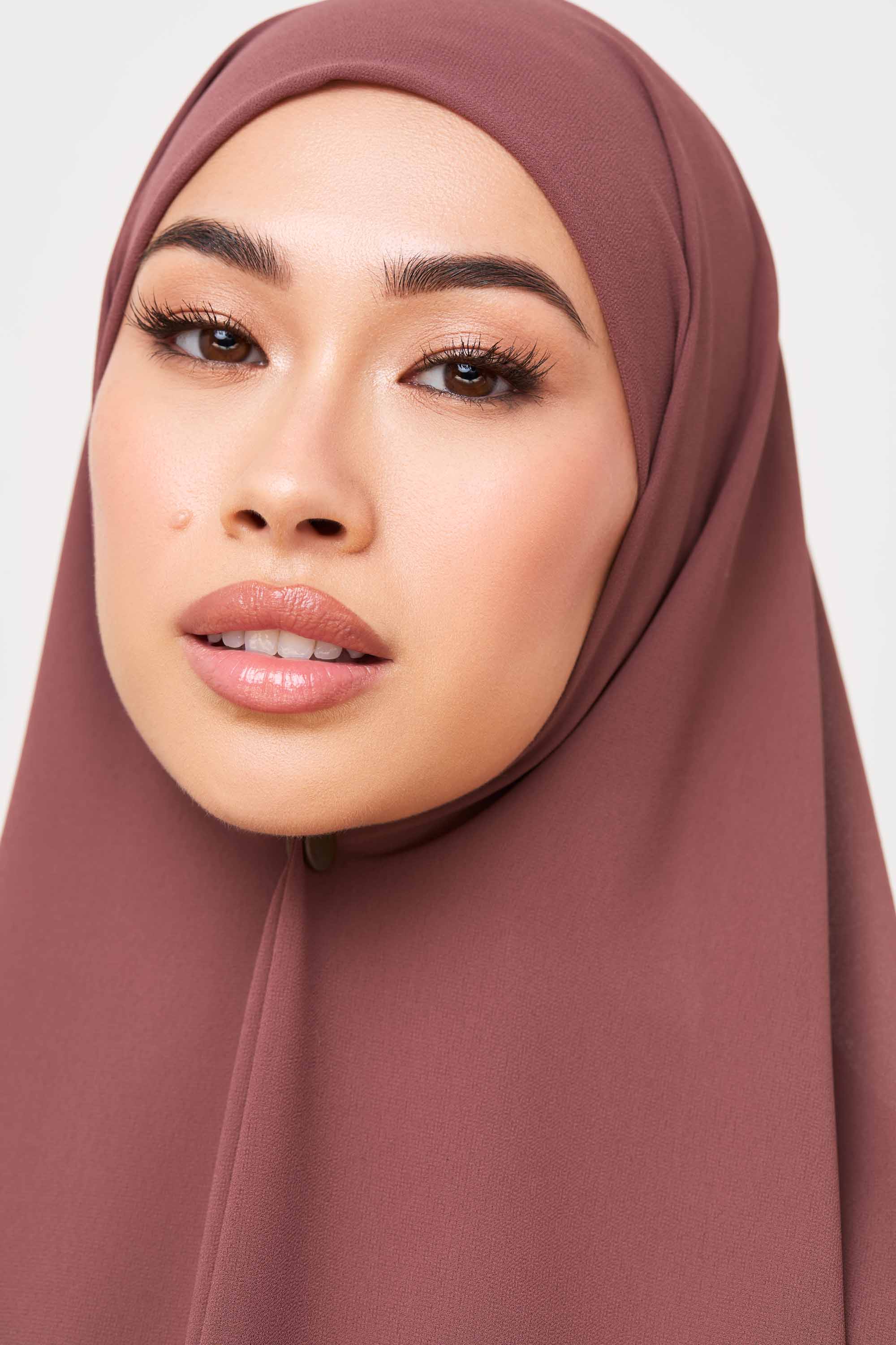 Essential Chiffon Hijab - Marron Accessories epschoolboard 