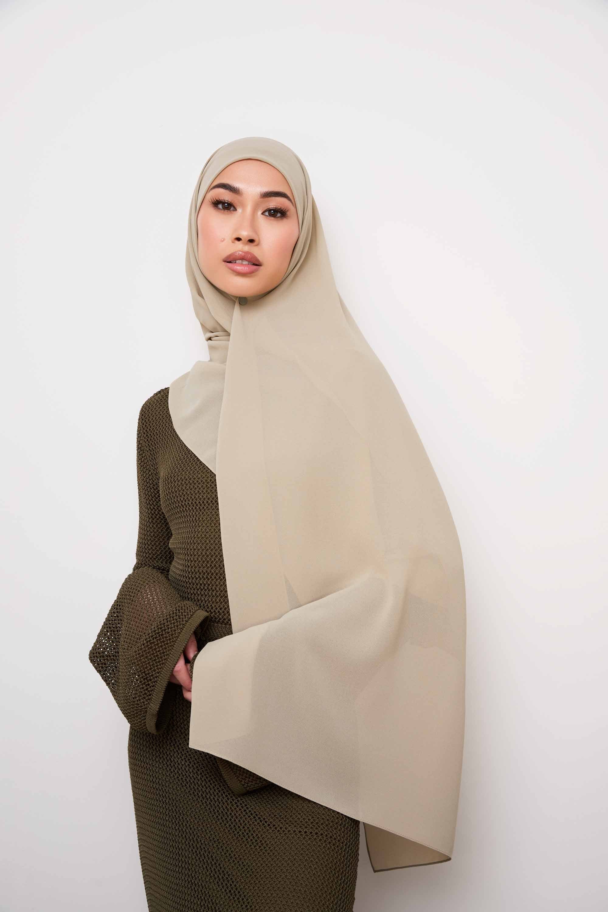 Essential Chiffon Hijab - Moonstone Accessories epschoolboard 