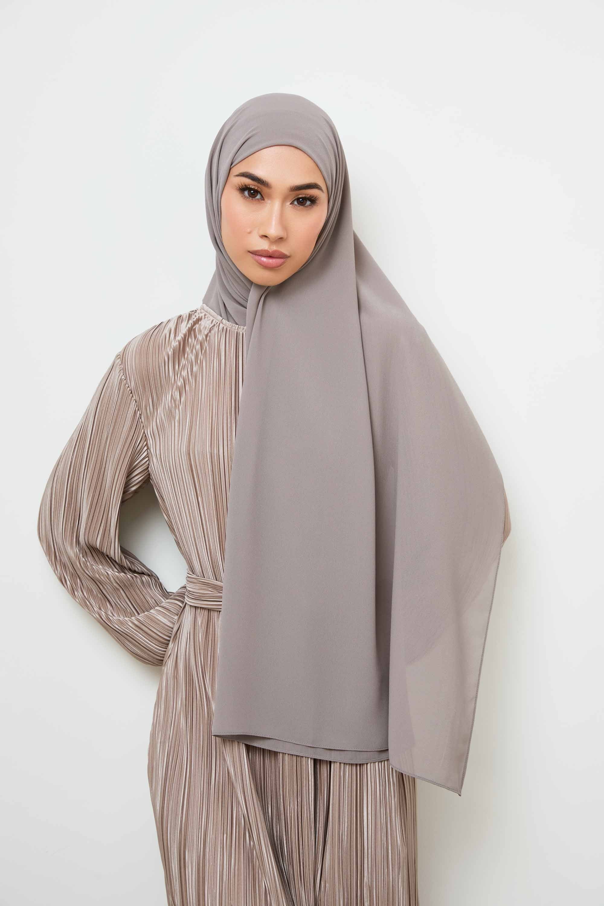 Essential Chiffon Hijab - Stormy Accessories Veiled