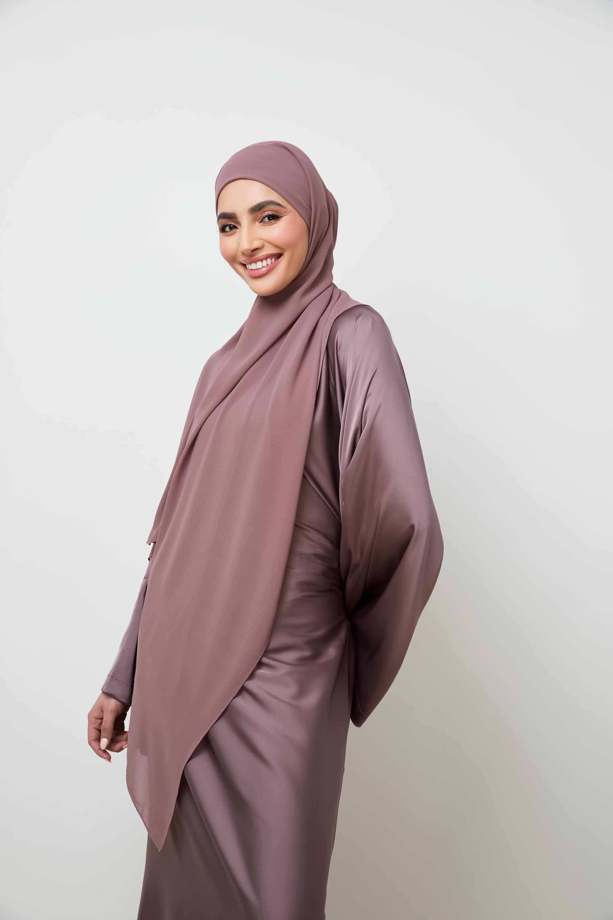 Essential Chiffon Hijab - Twilight Mauve Accessories epschoolboard 