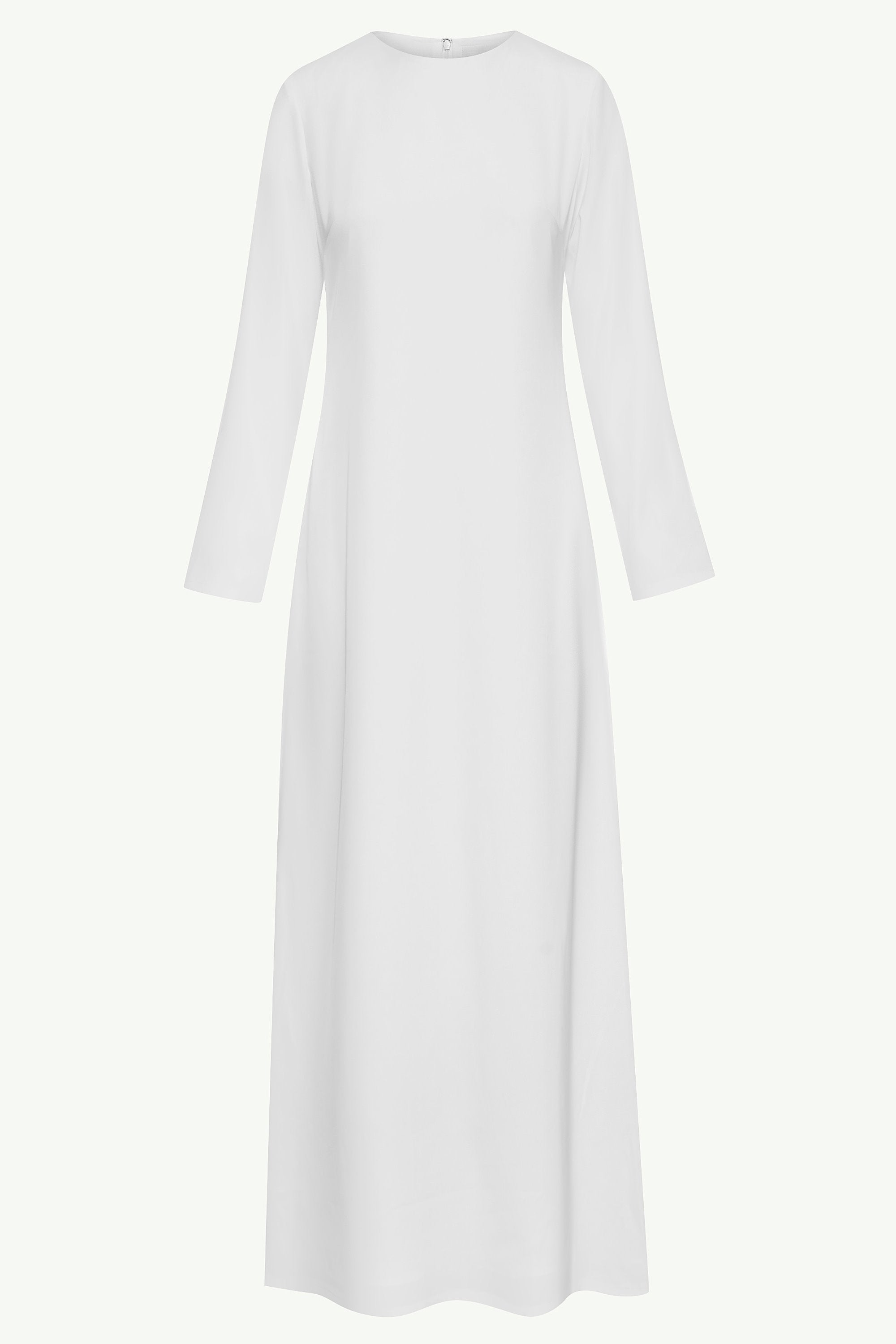 Essential Inner Slip Satin Maxi Dress - White Clothing saigonodysseyhotel 