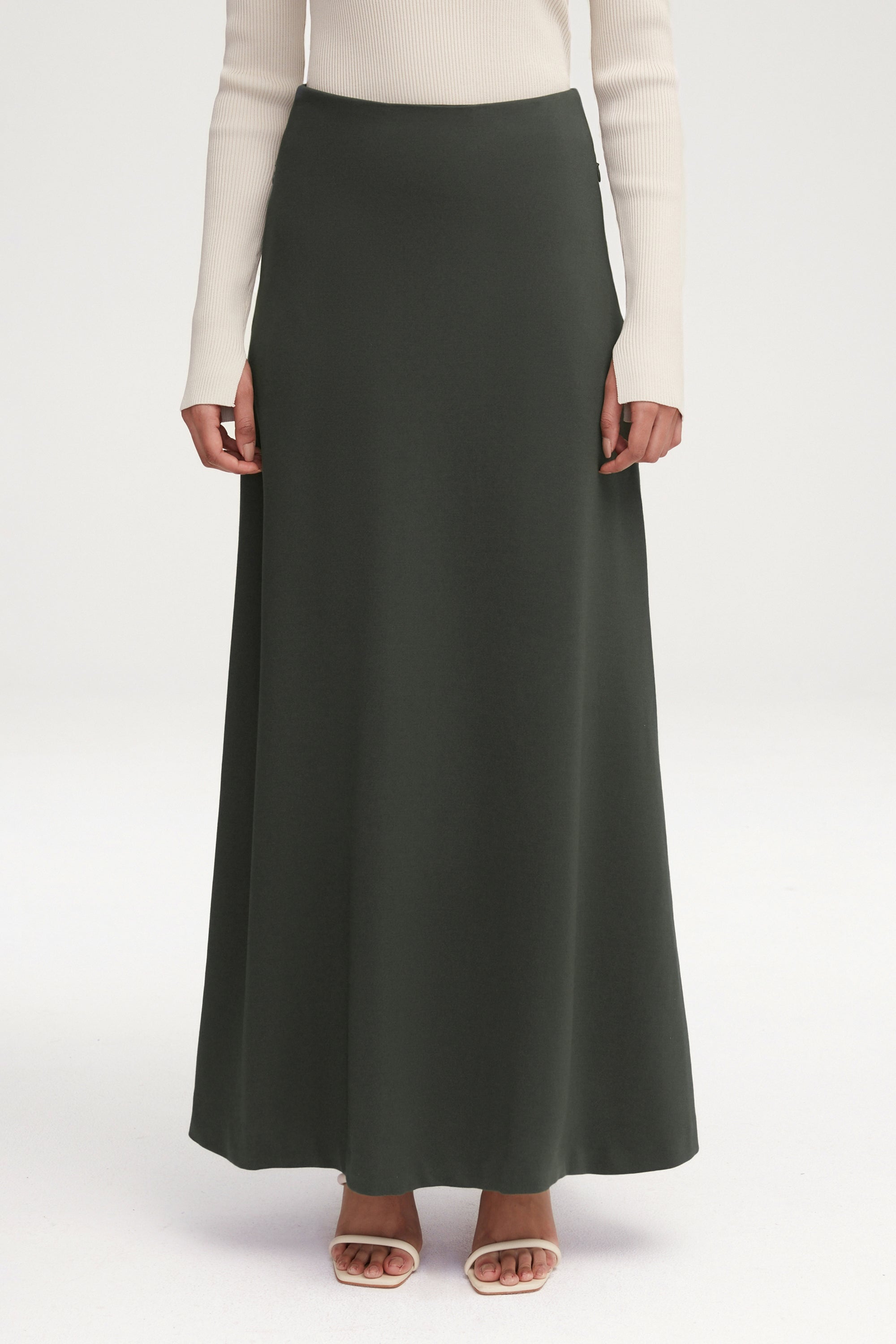 Essential Jersey A-Line Maxi Skirt - Dark Forest Clothing epschoolboard 