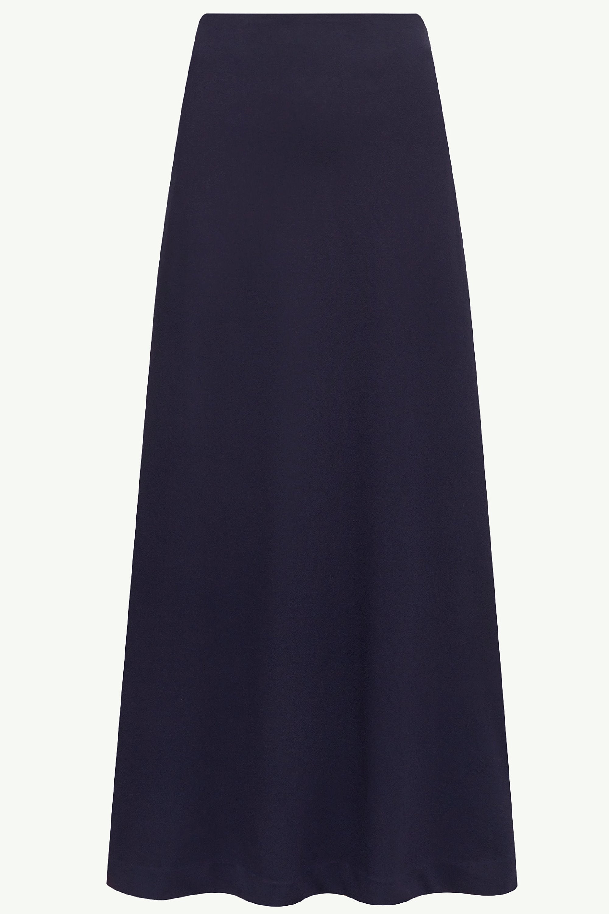 Essential Jersey A-Line Maxi Skirt - Navy Blue Clothing epschoolboard 