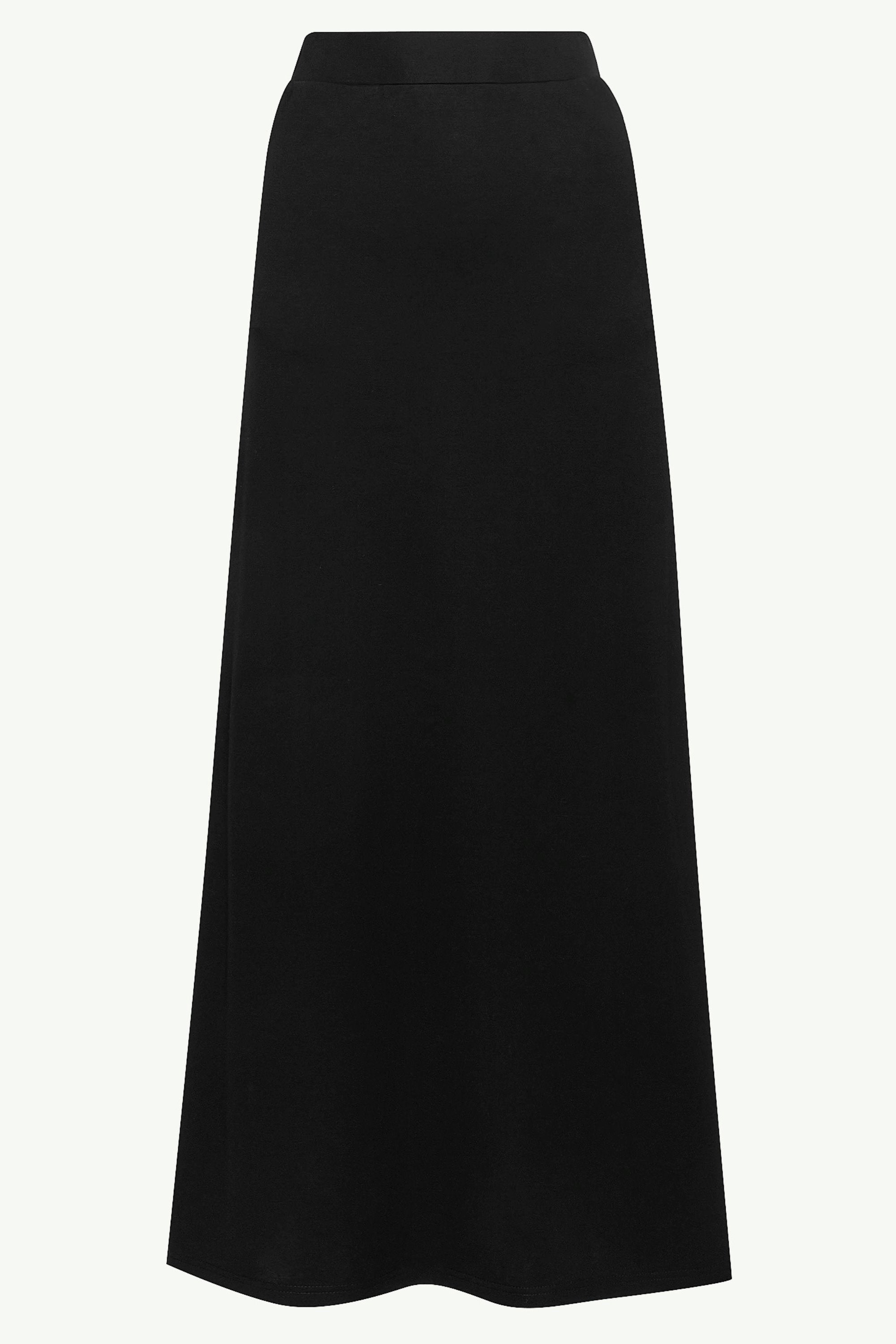 Essential Jersey Maxi Skirt - Black Clothing saigonodysseyhotel 