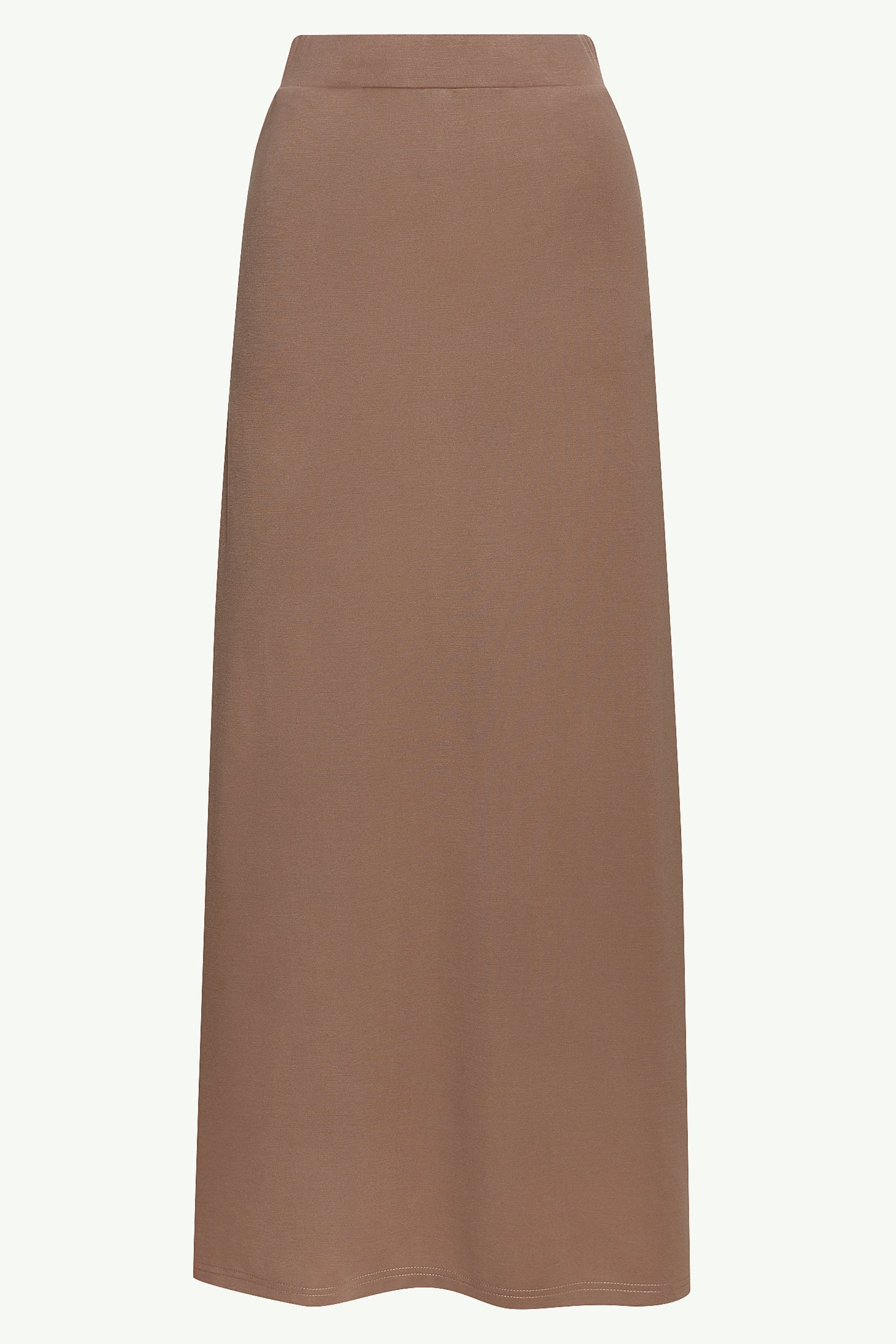 Essential Jersey Maxi Skirt - Taupe Clothing Veiled 