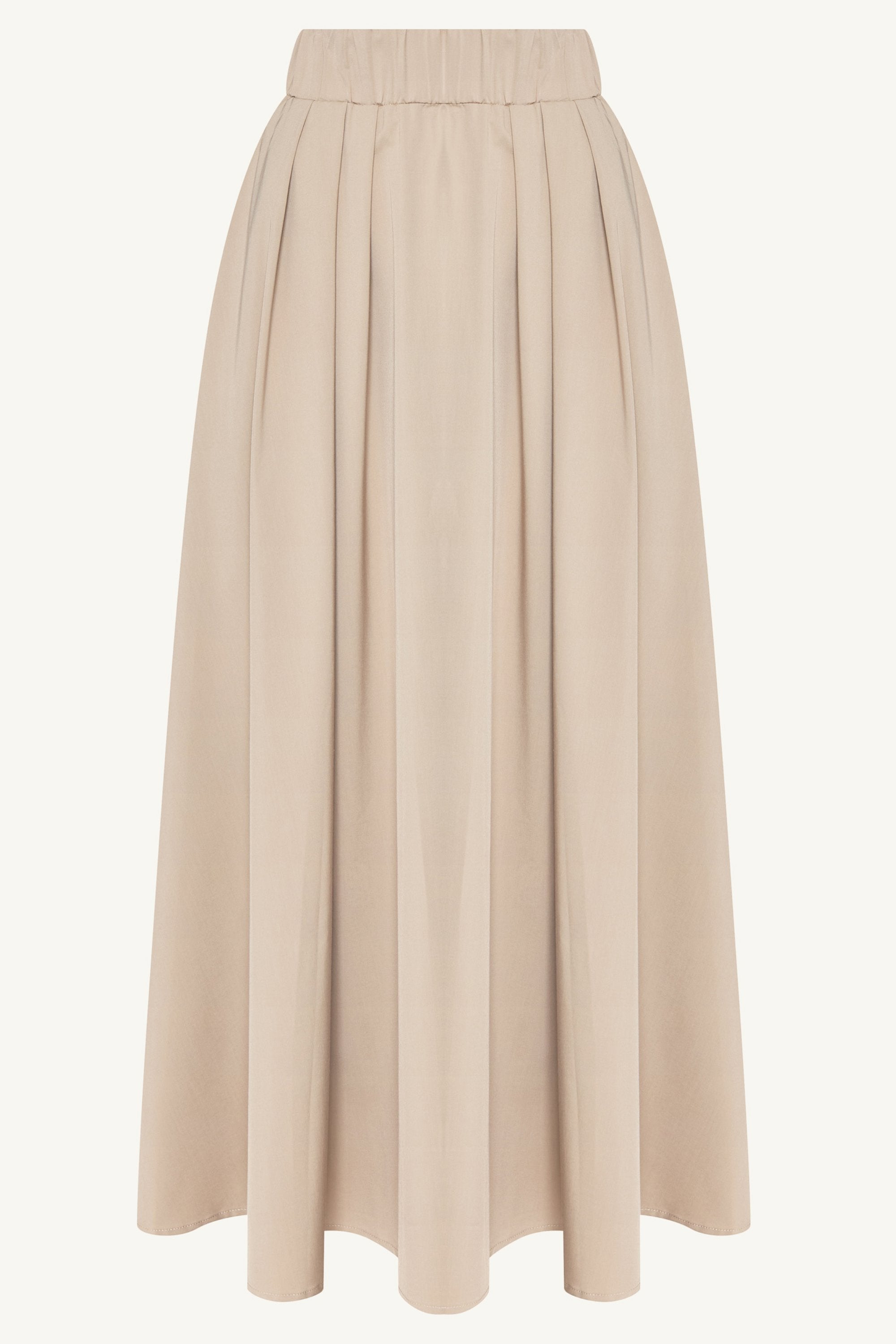 Everyday Tencel Bamboo Maxi Skirt - Stone Dresses Veiled