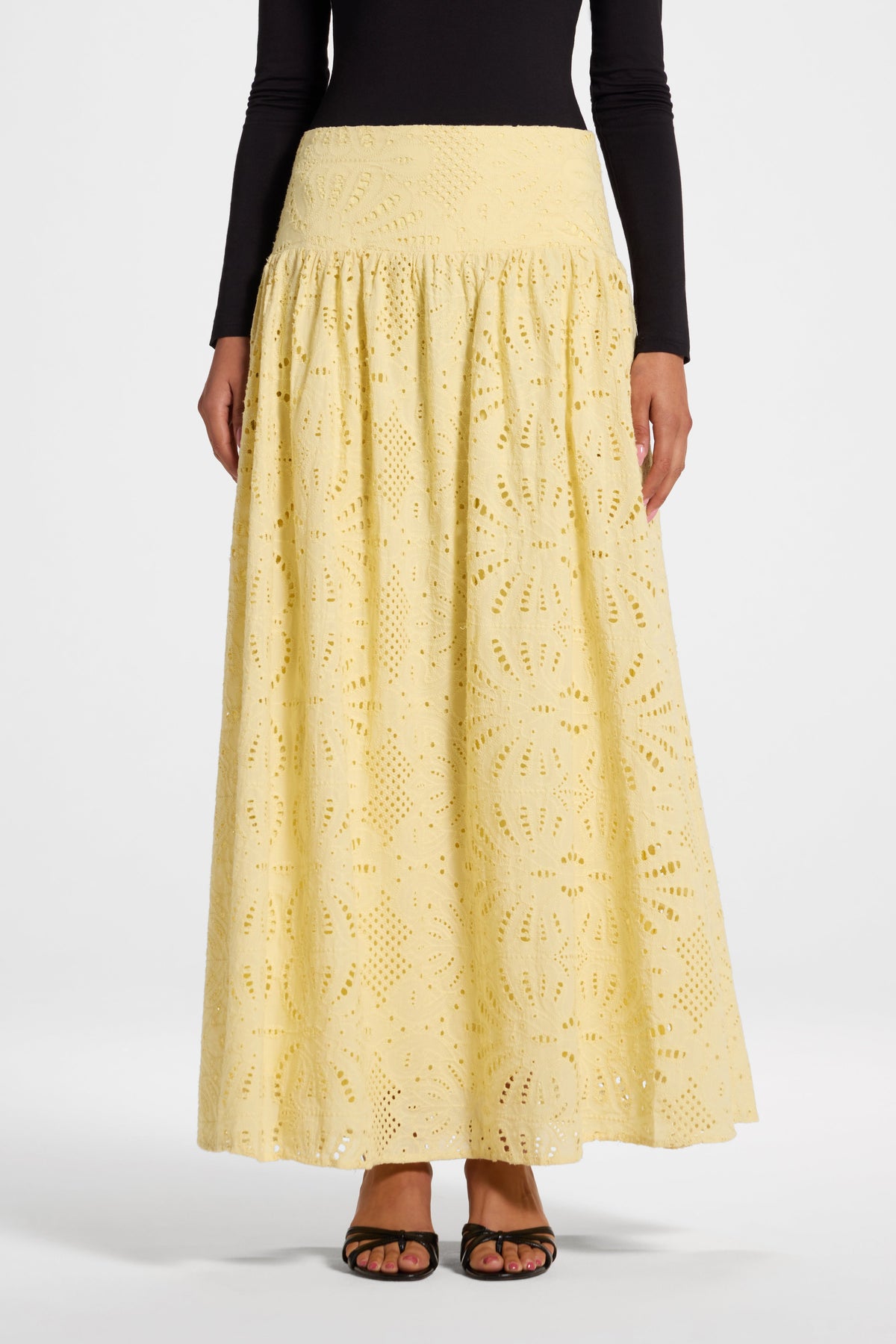 Eyelet Skirt - Candlelight Bottoms Veiled