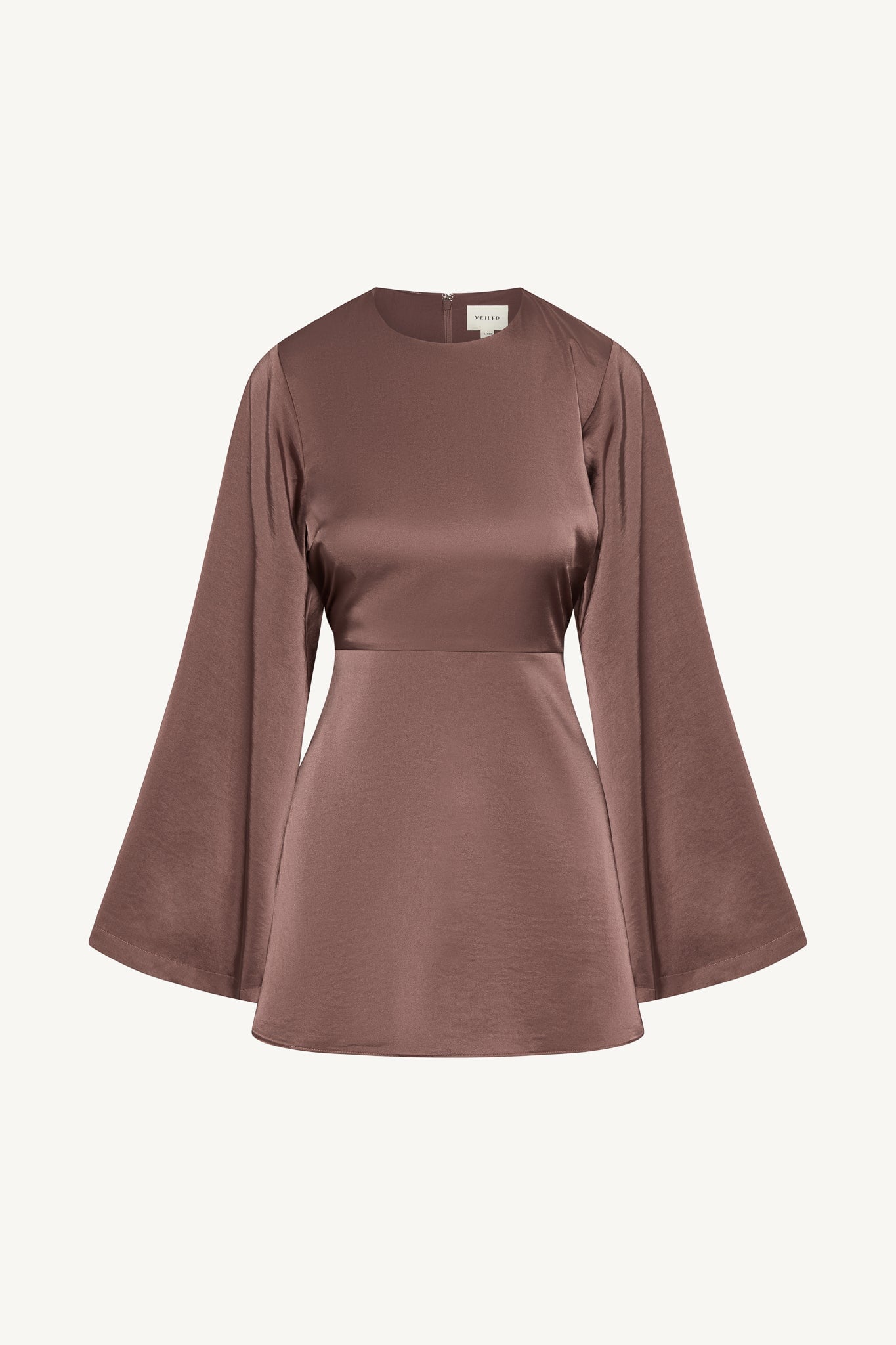 Flare Sleeve Top - Dusty Plum Abayas Veiled