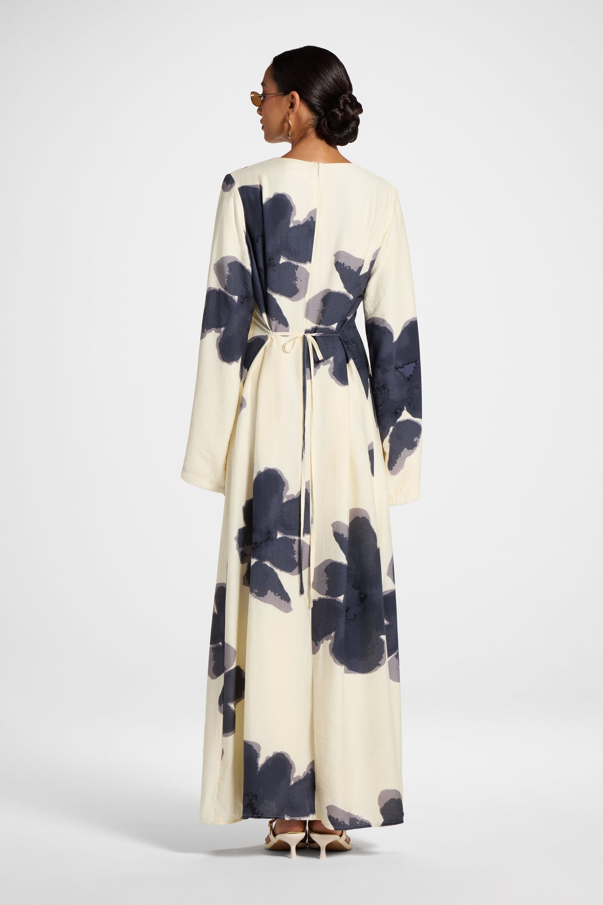 Floral Maxi Dress - Ink Dresses Veiled