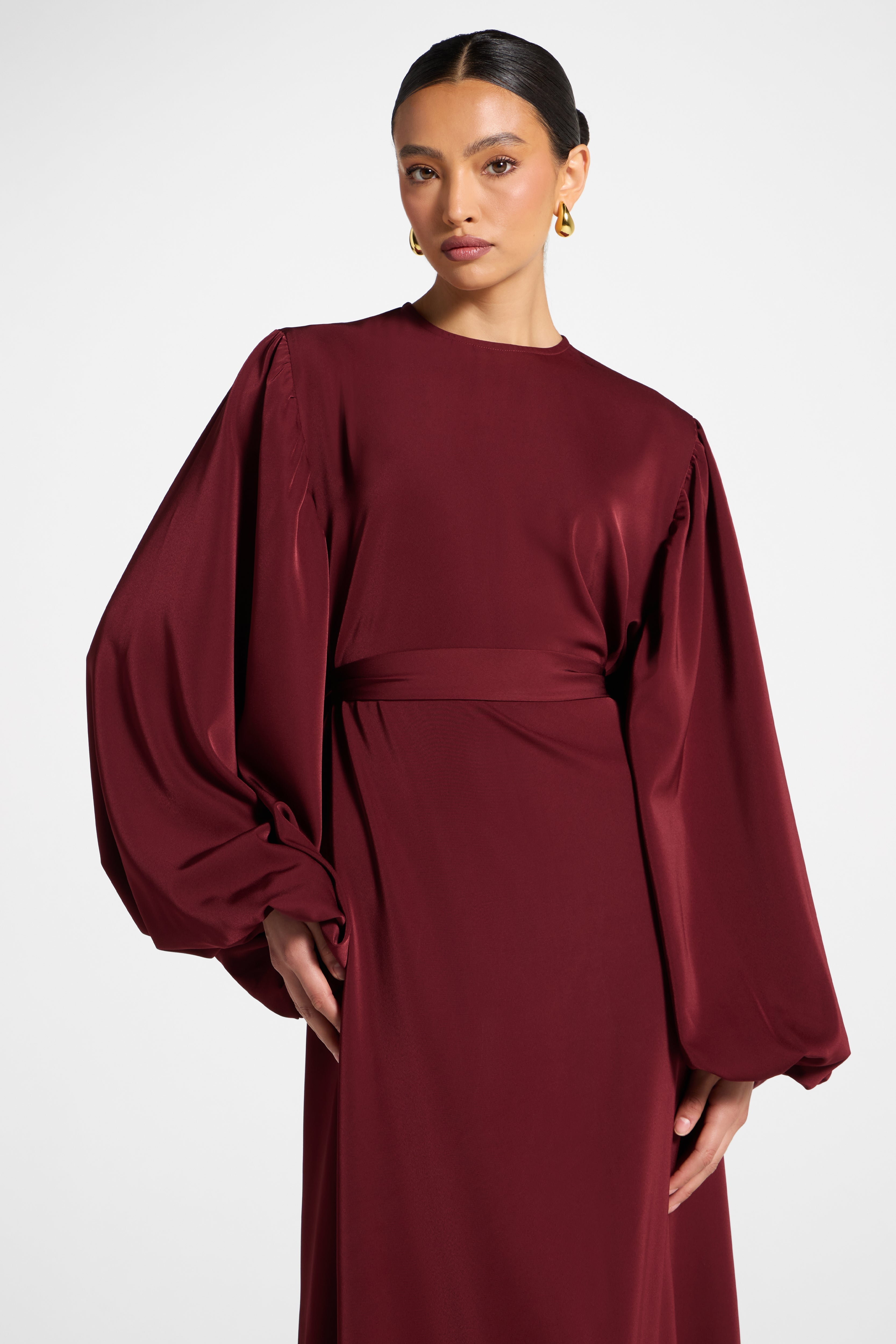 Hidaya Maxi Dress - Pomegranate Abayas Veiled
