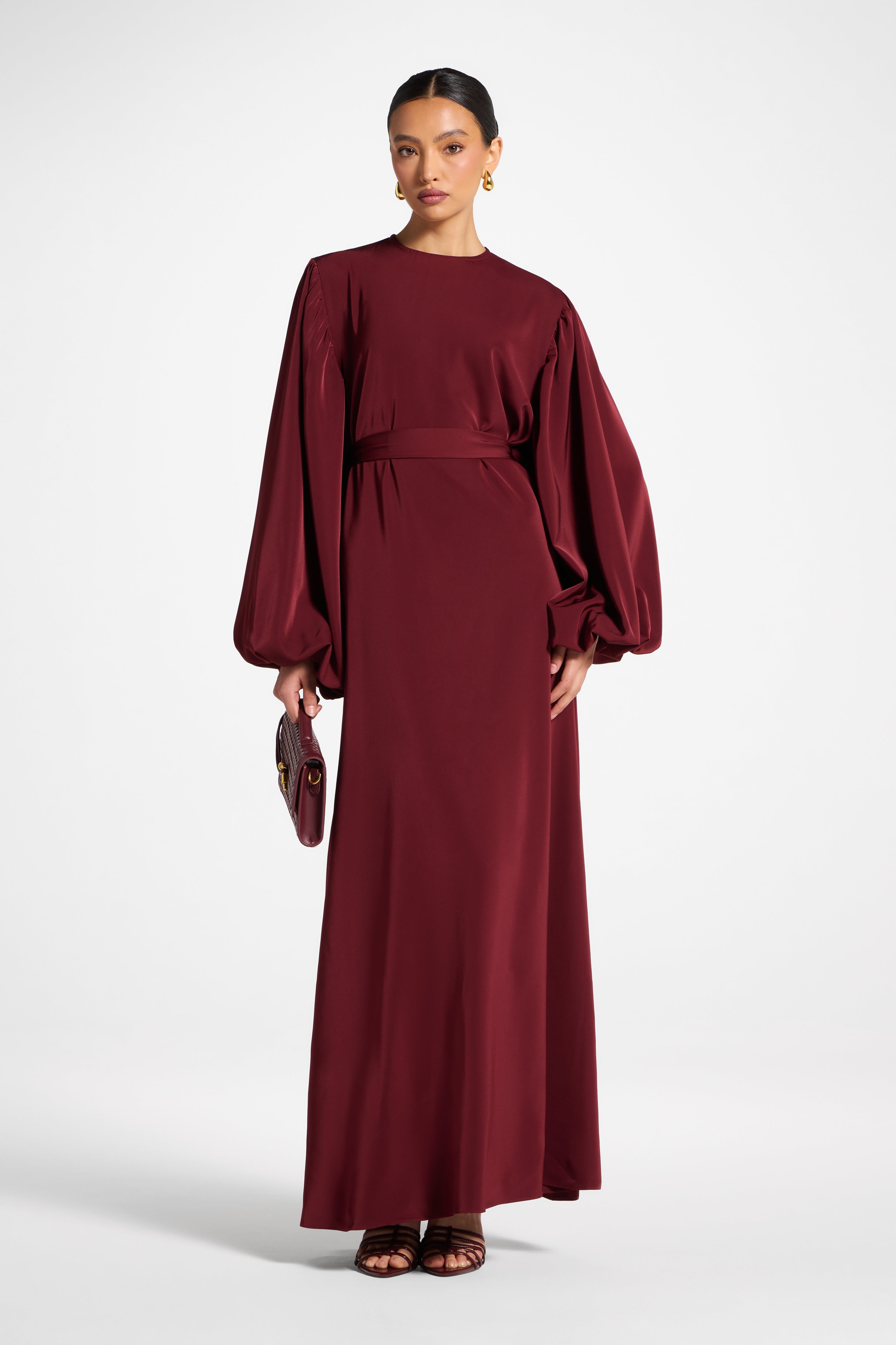 Hidaya Maxi Dress - Pomegranate Abayas Veiled