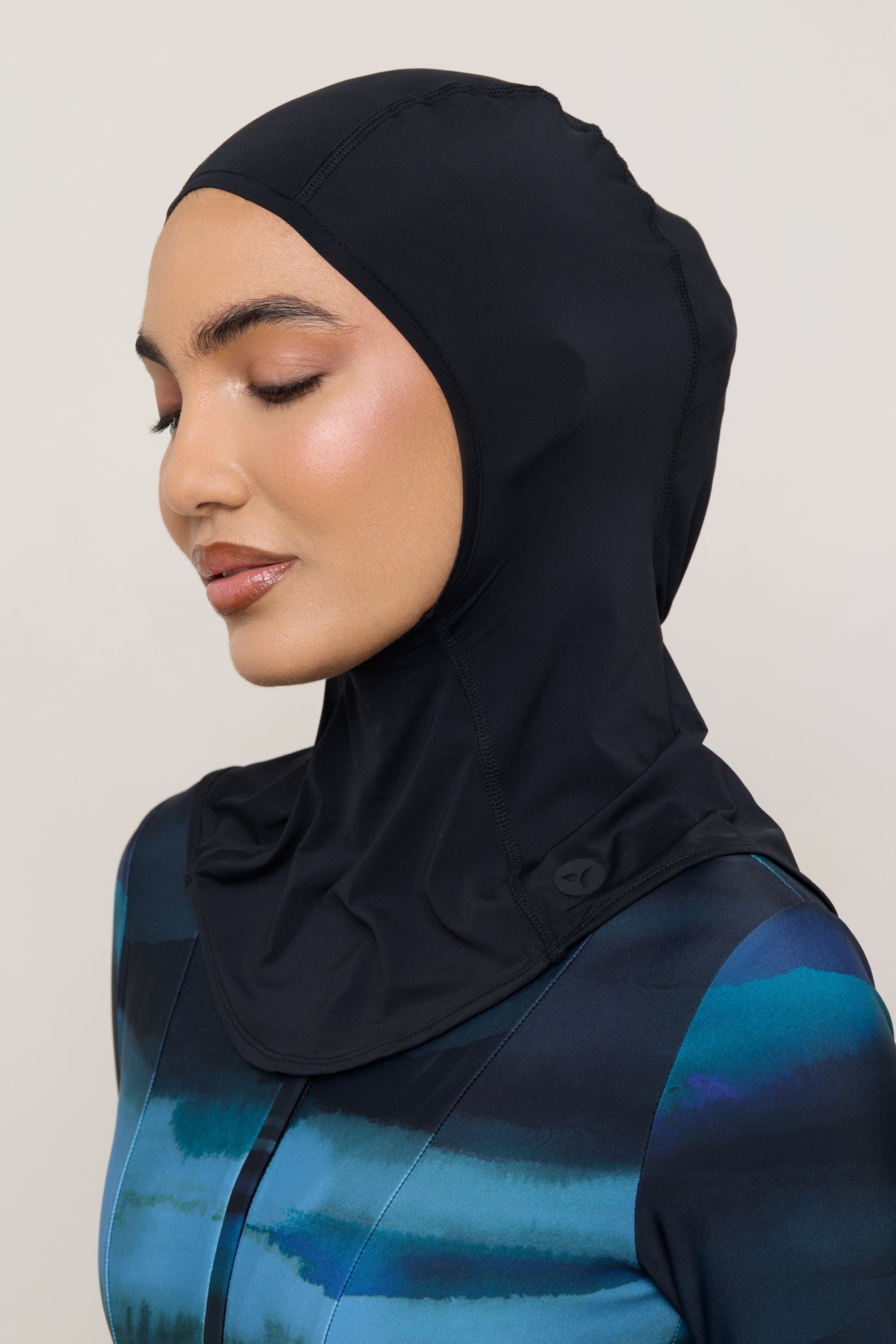 Instant Swim Hijab - Black Swim Veiled