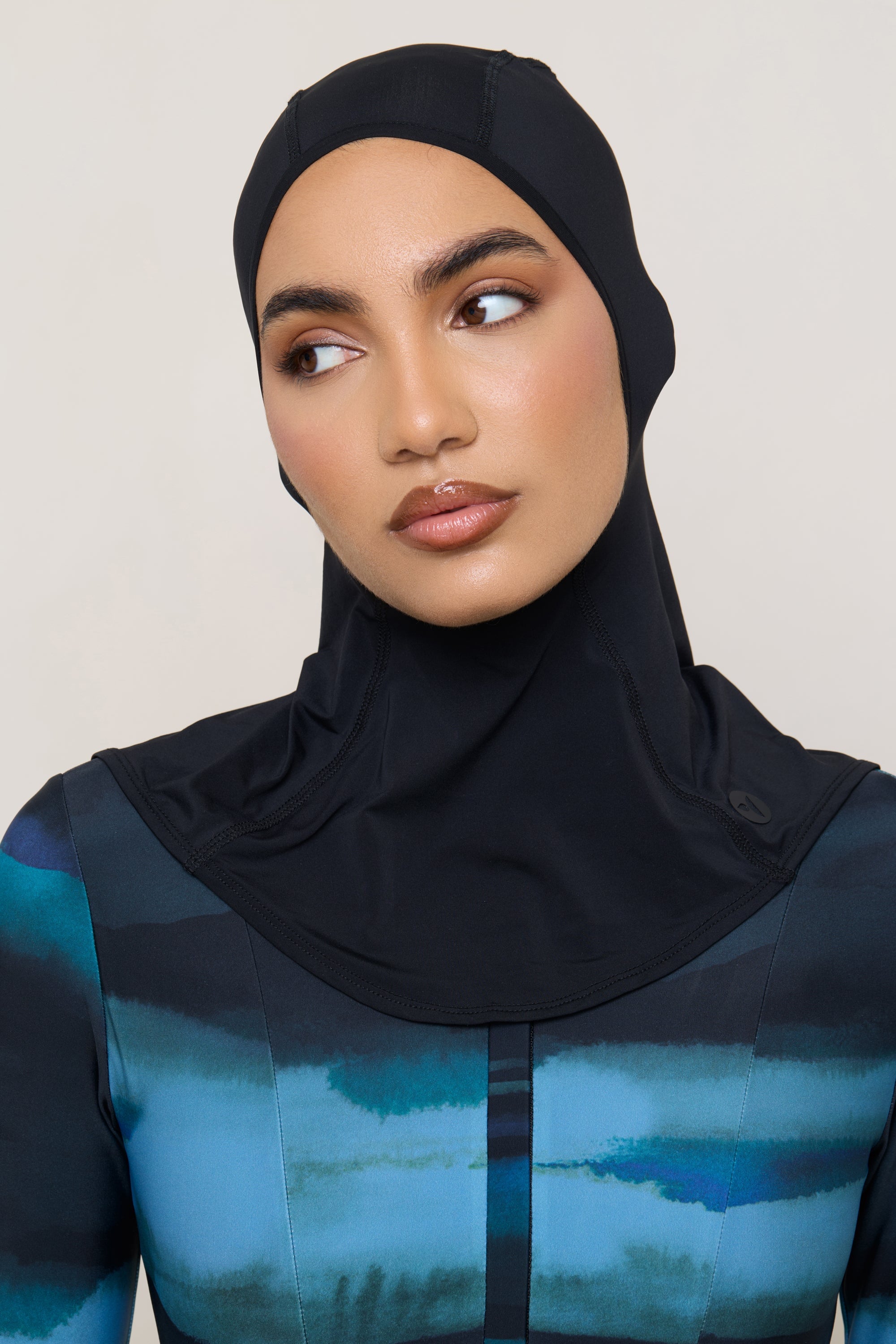 Instant Swim Hijab - Black Swim Veiled