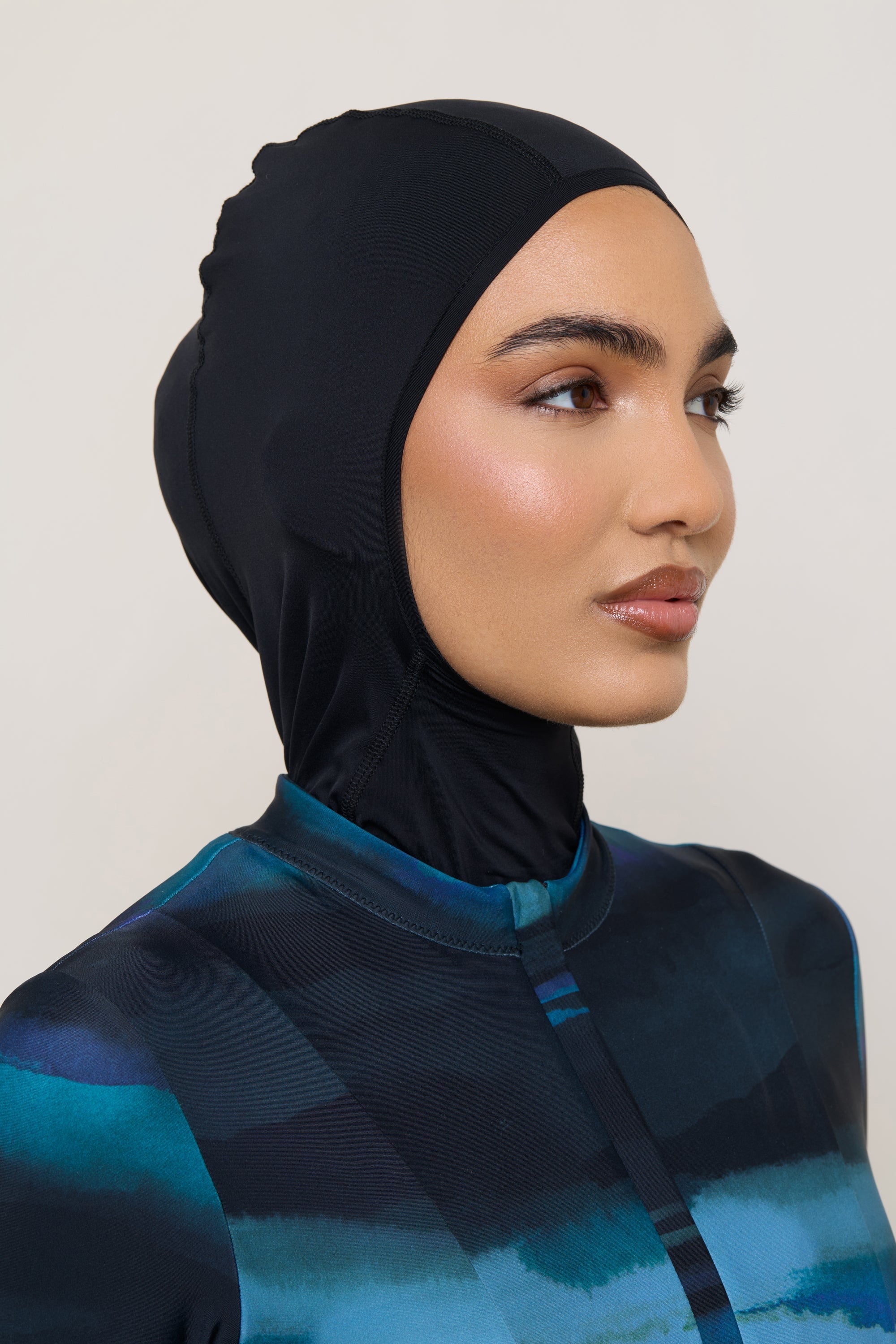 Instant Swim Hijab - Black Swim Veiled