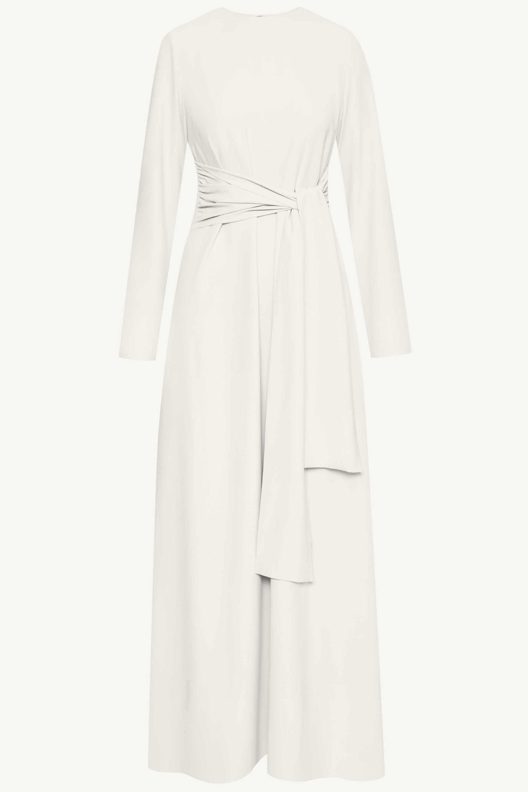 Isabella Tie Waist Maxi Dress - Moonbeam Dresses Veiled Collection