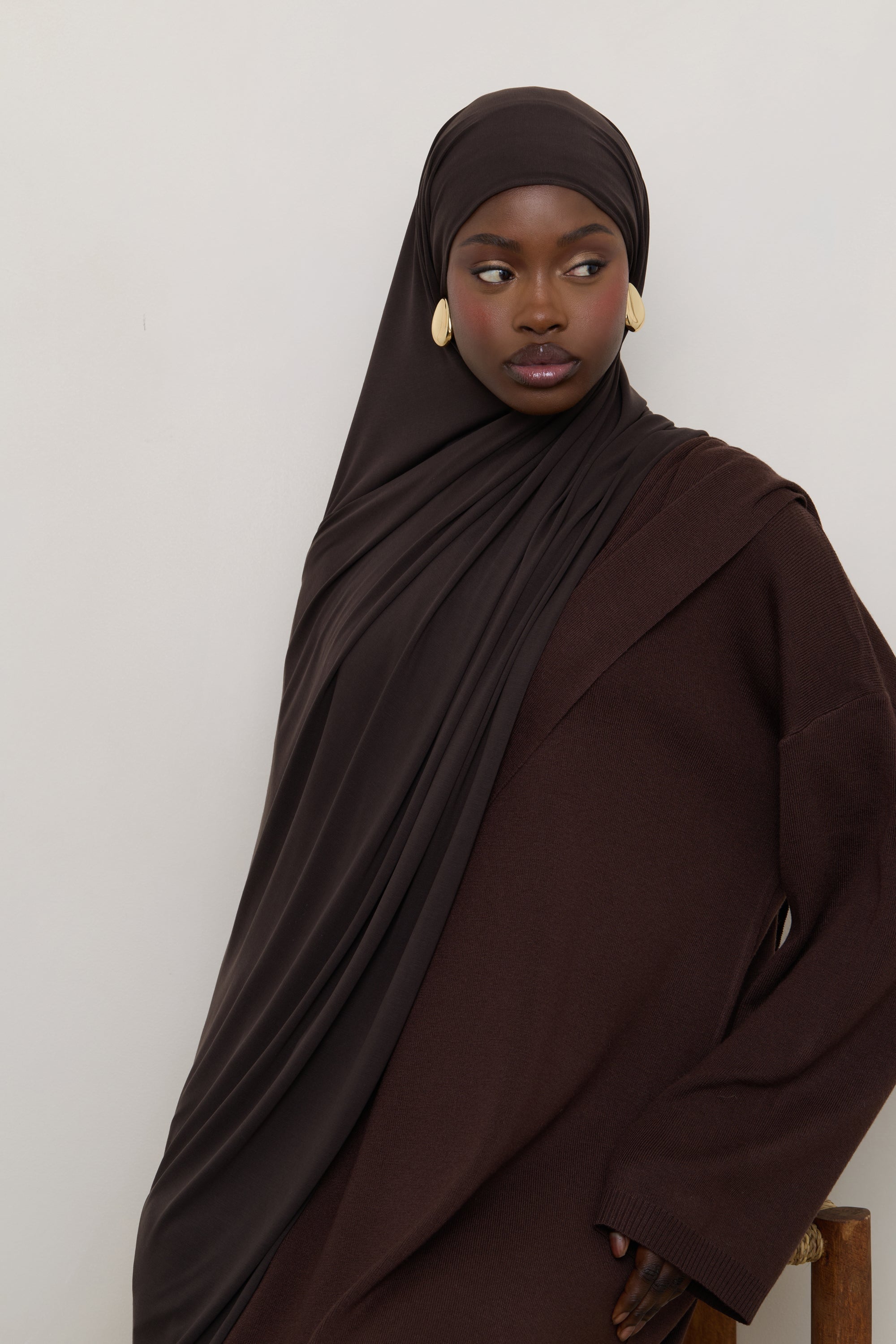 Jersey Hijab - Chocolate Torte Hijabs Veiled