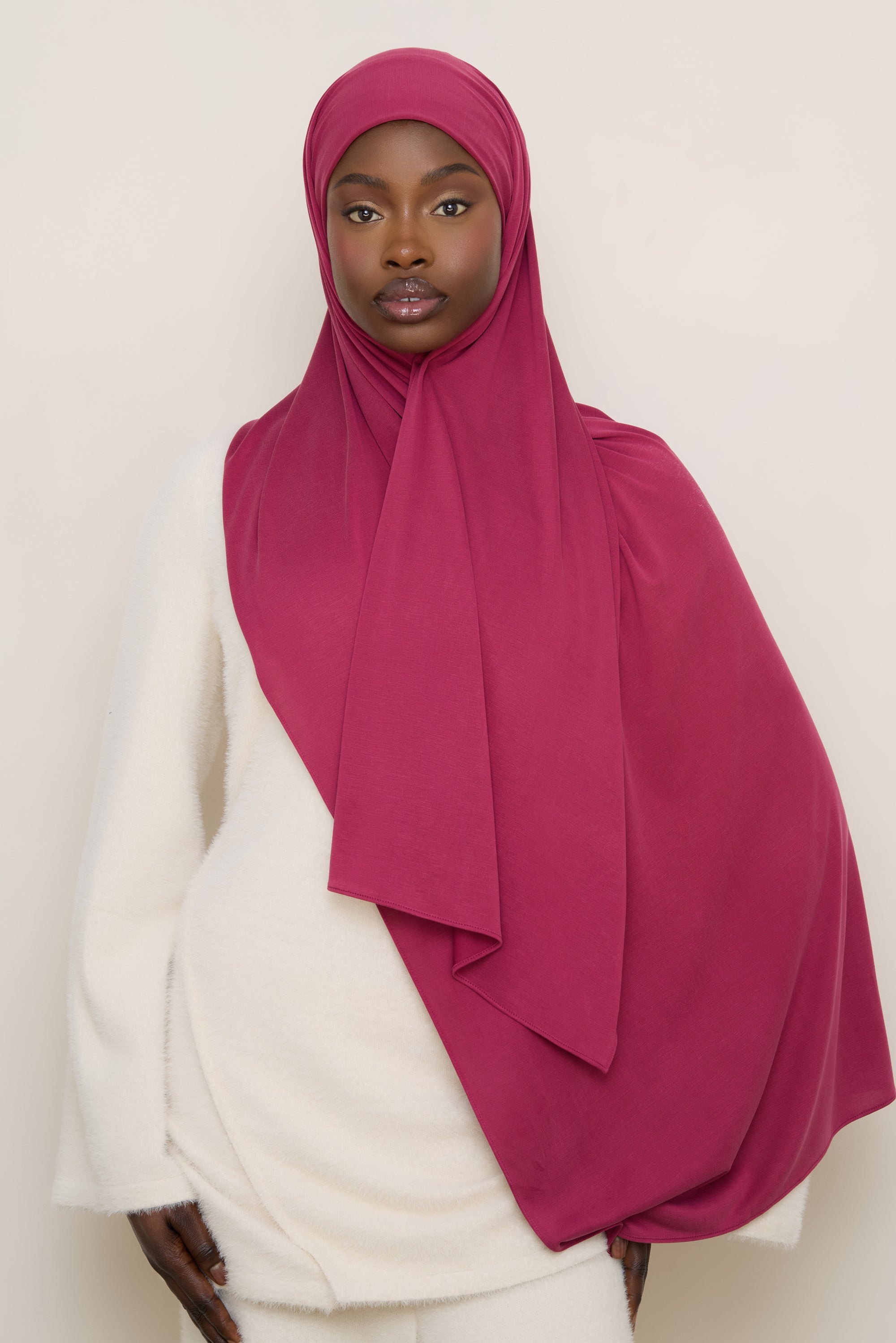 Jersey Hijab - Pomegranate Hijabs Veiled