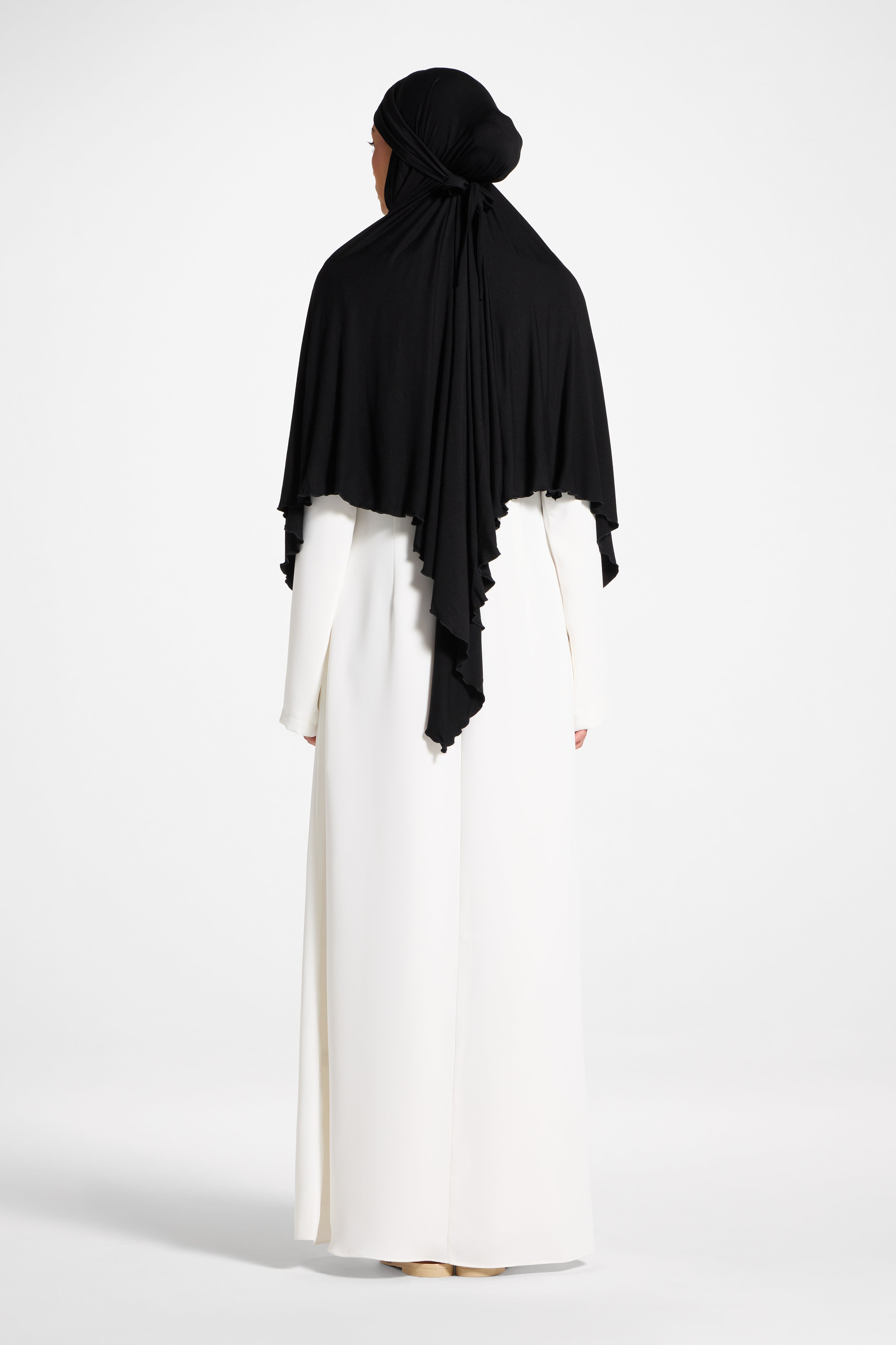 Jersey Khimar - Black Hijabs Veiled