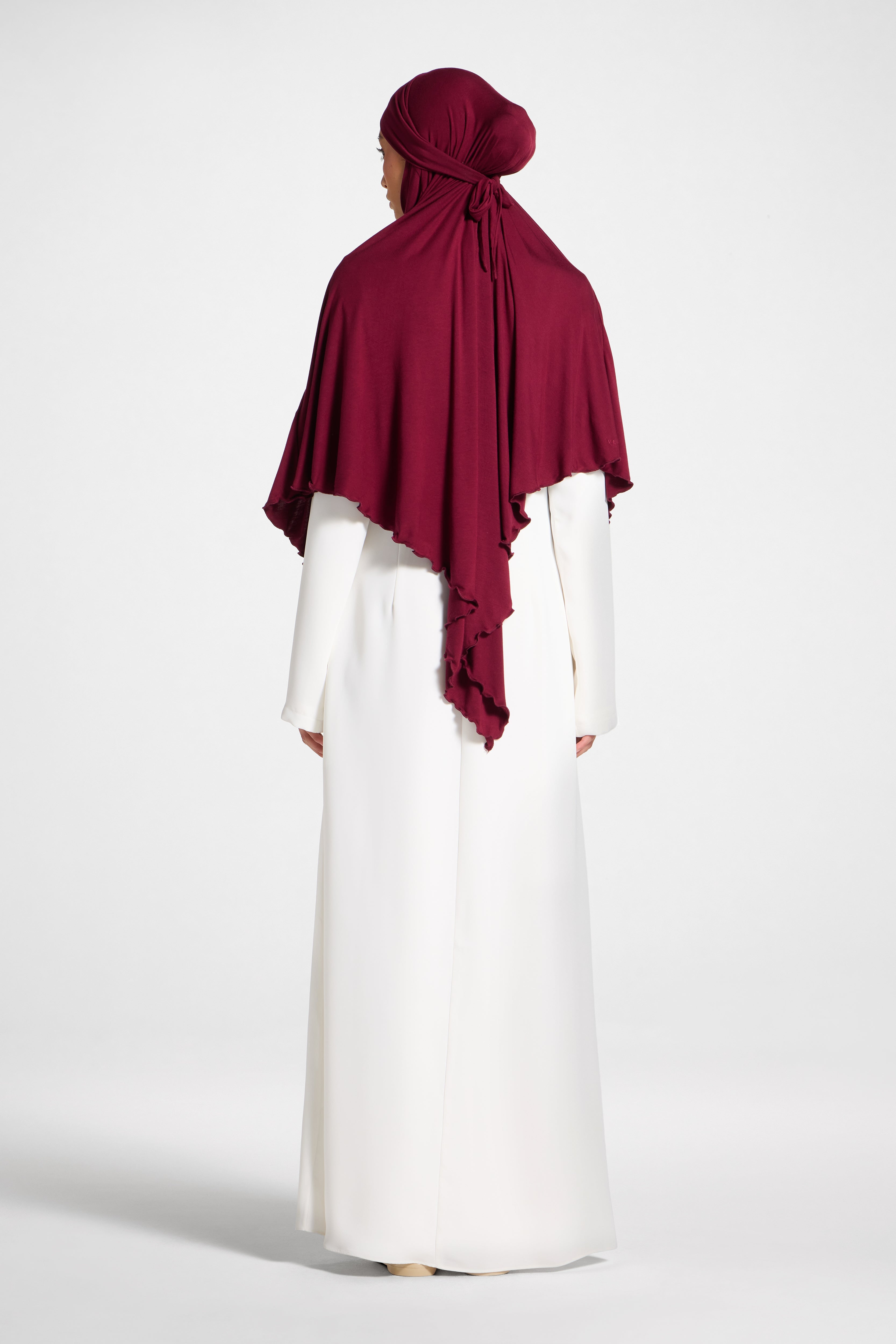 Jersey Khimar - Fig Hijabs Veiled