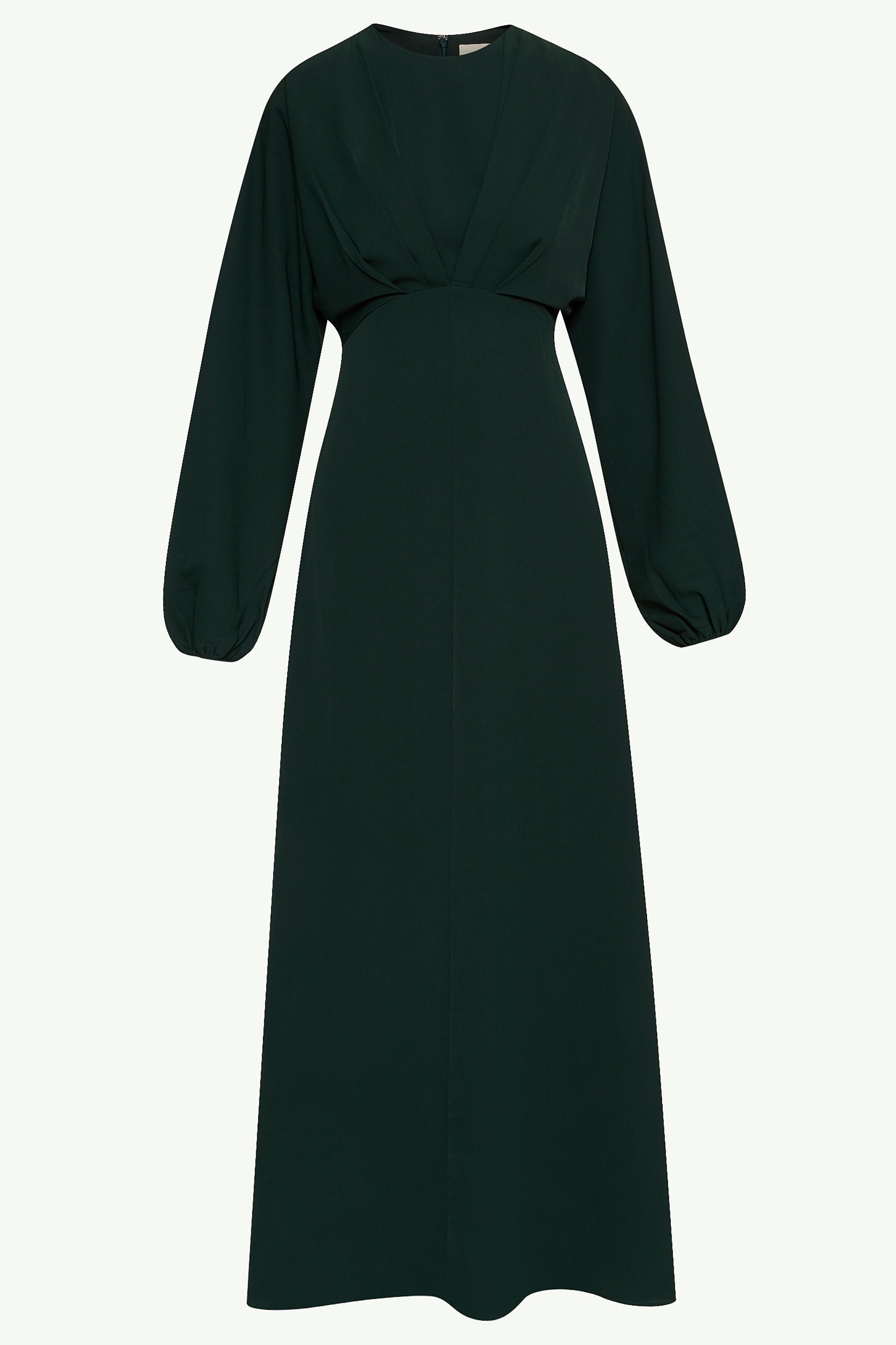 Karina Dolman Sleeve Maxi Dress - Emerald Clothing Veiled 