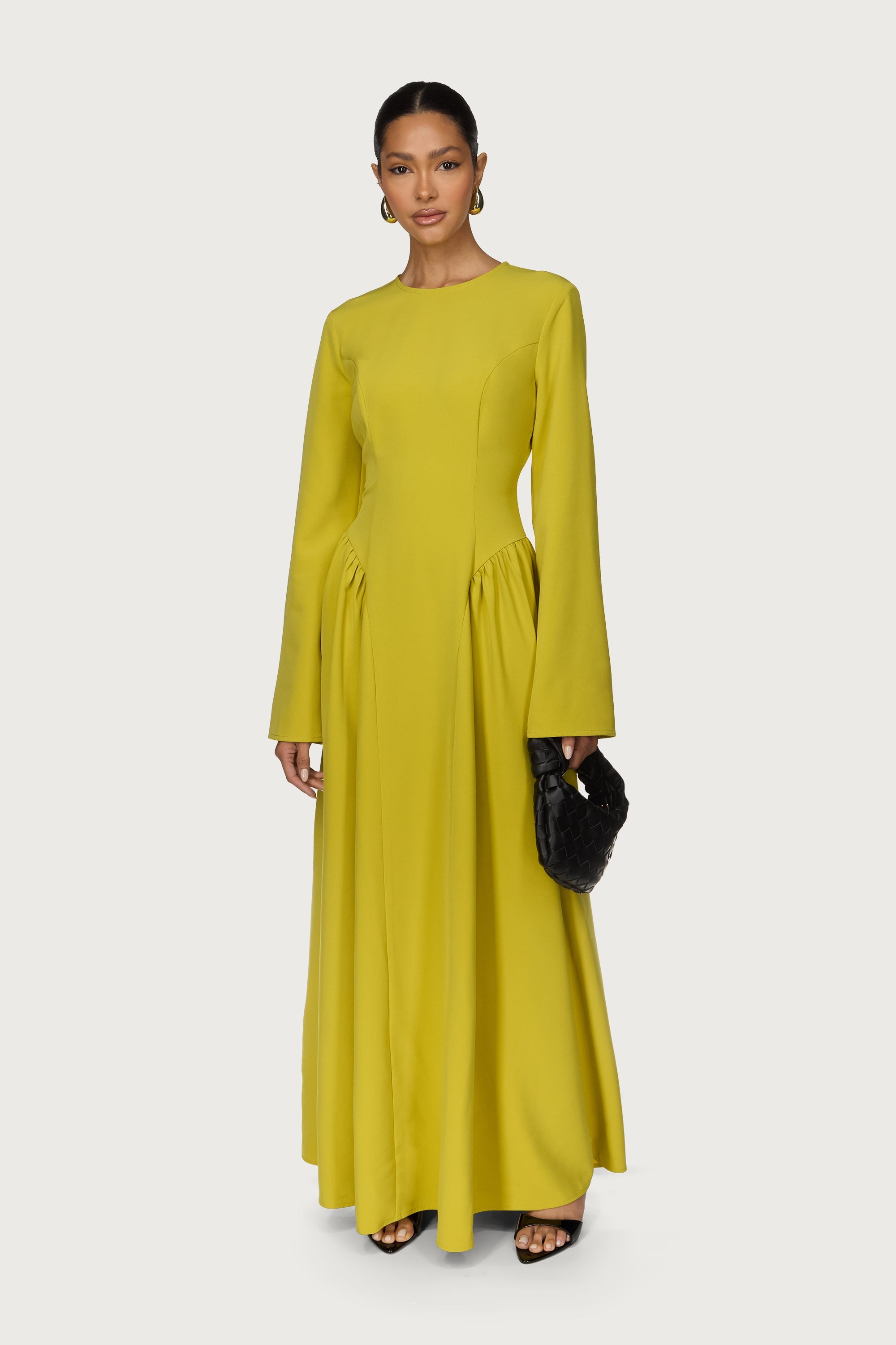 Kendall Maxi Dress - Golden Kiwi Abayas Veiled