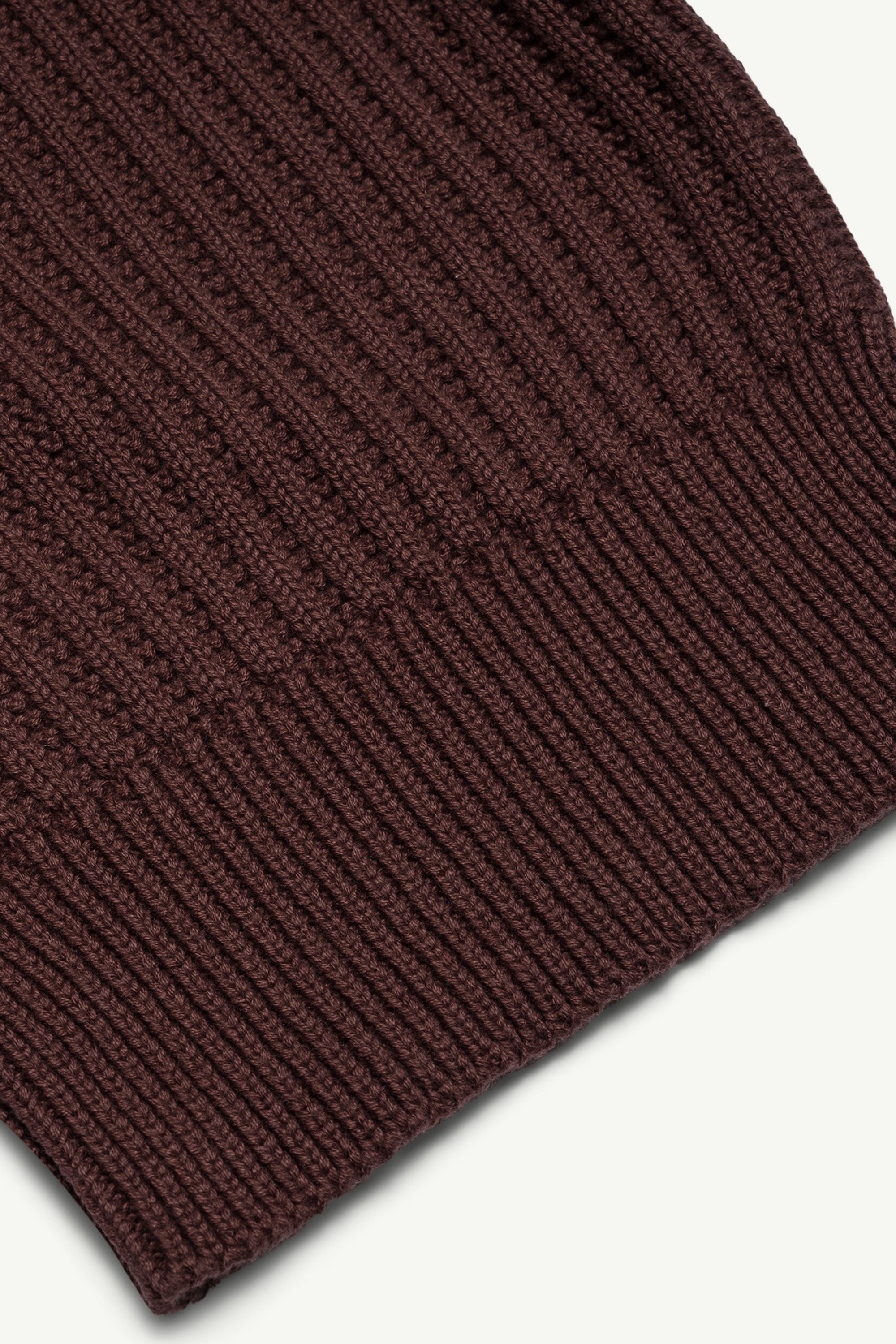 Knit Balaclava - Dark Brown Accessories Veiled Collection 