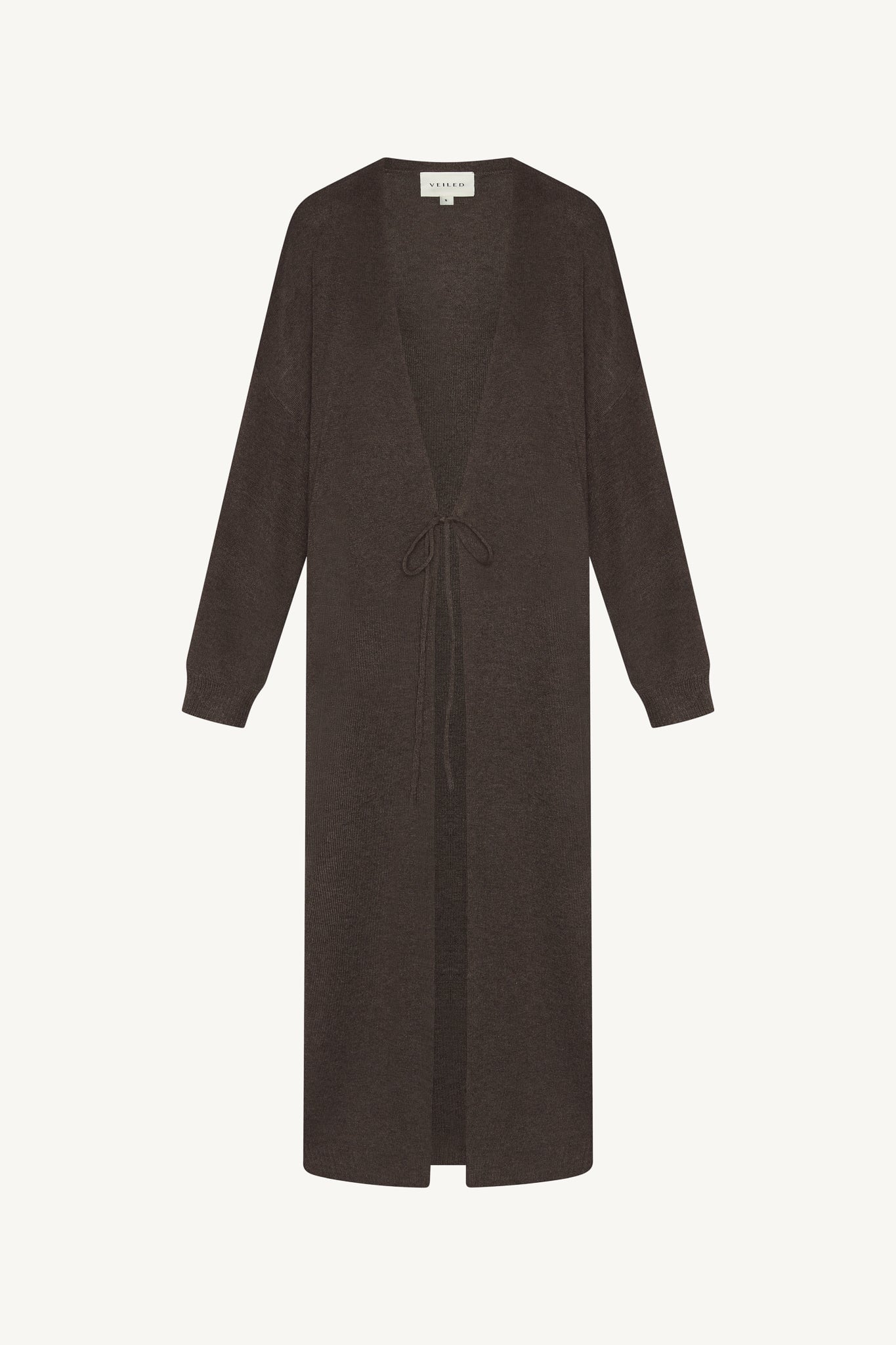 Knit Midi Cardigan Abayas Veiled