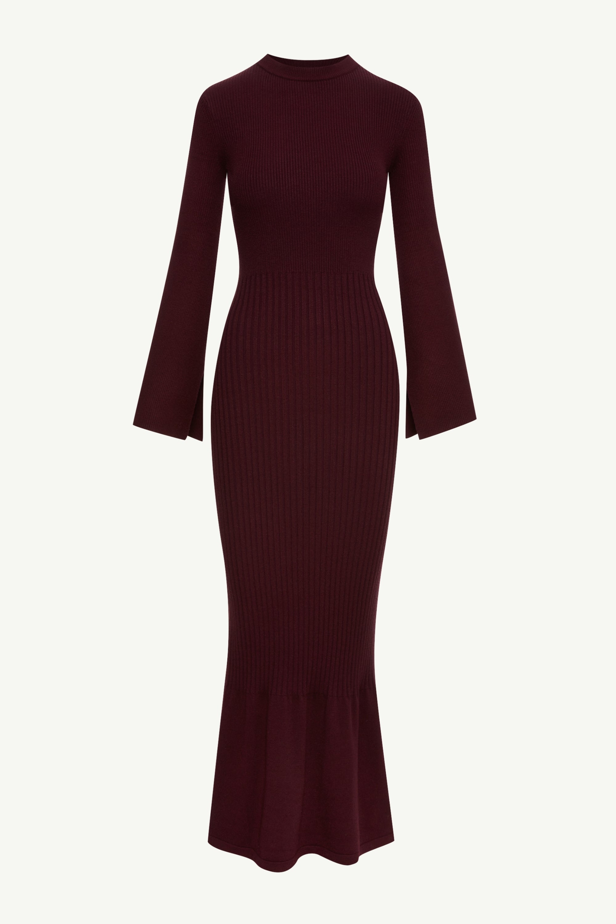 Kourtney Ribbed Knit Maxi Dress - Chocolate Plum Clothing epschoolboard 